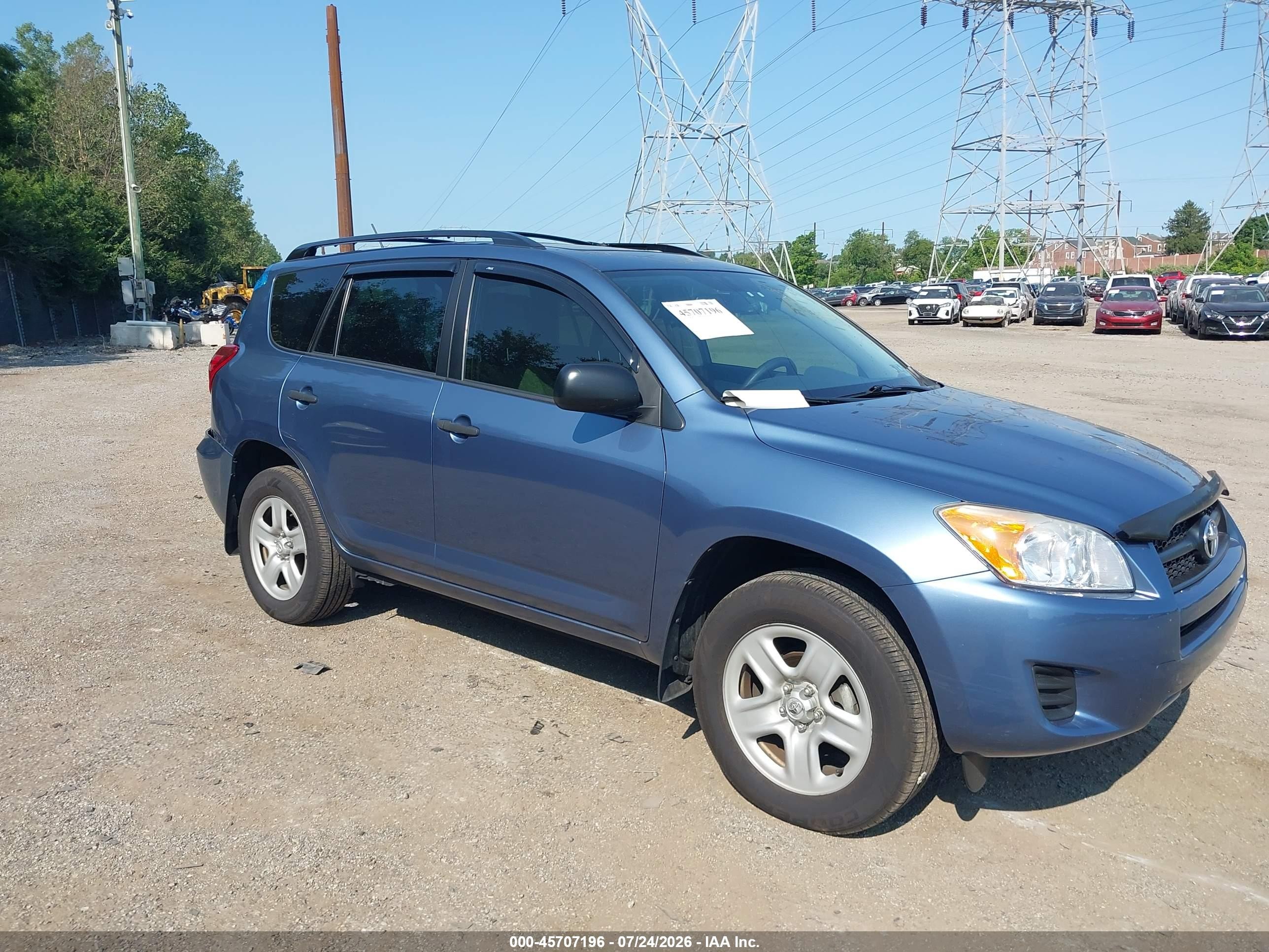 2012 Toyota Rav4   Blue vin: 2T3BF4DV3CW263975