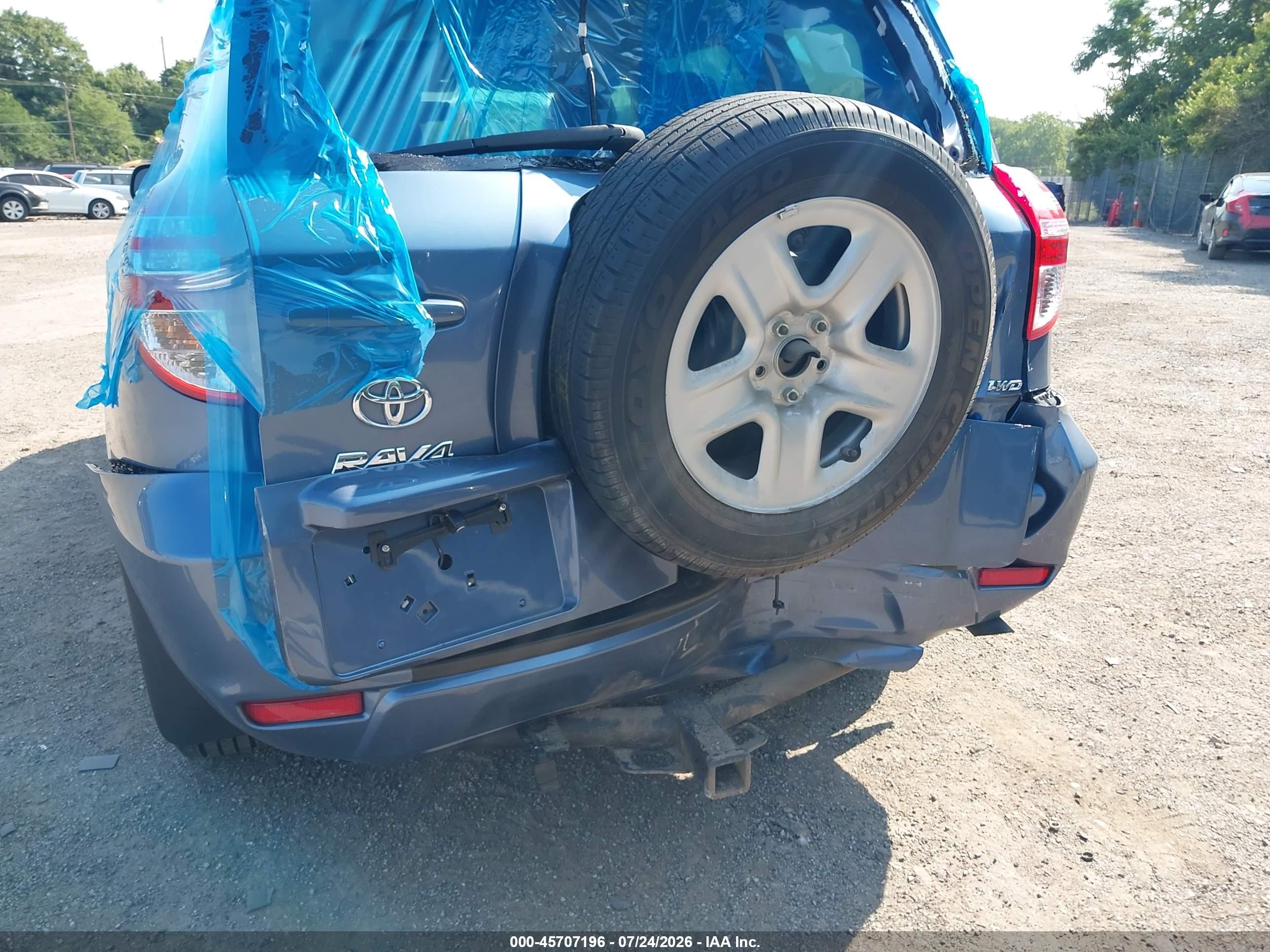 2012 Toyota Rav4   Синий vin: 2T3BF4DV3CW263975