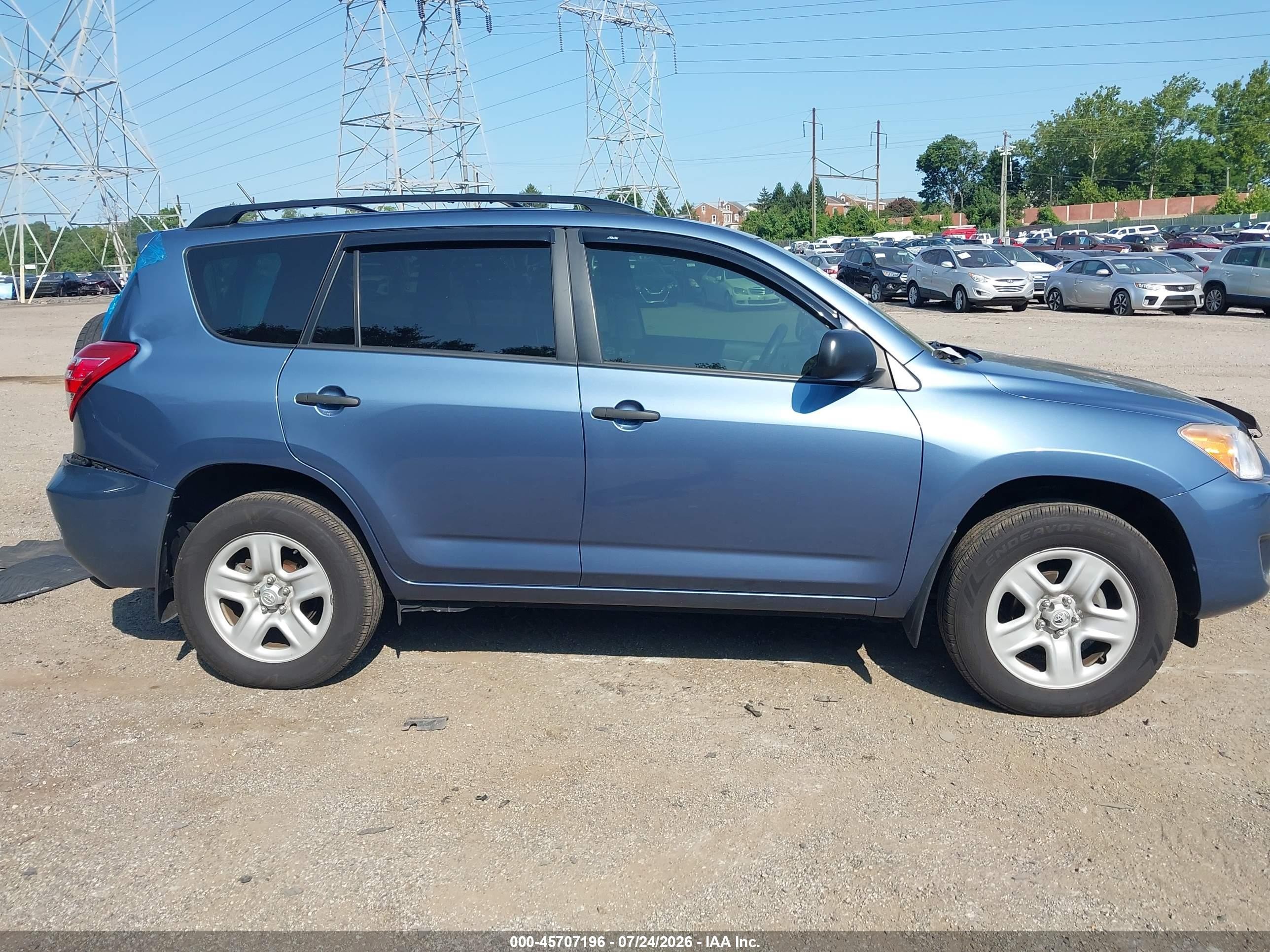2012 Toyota Rav4   Синий vin: 2T3BF4DV3CW263975