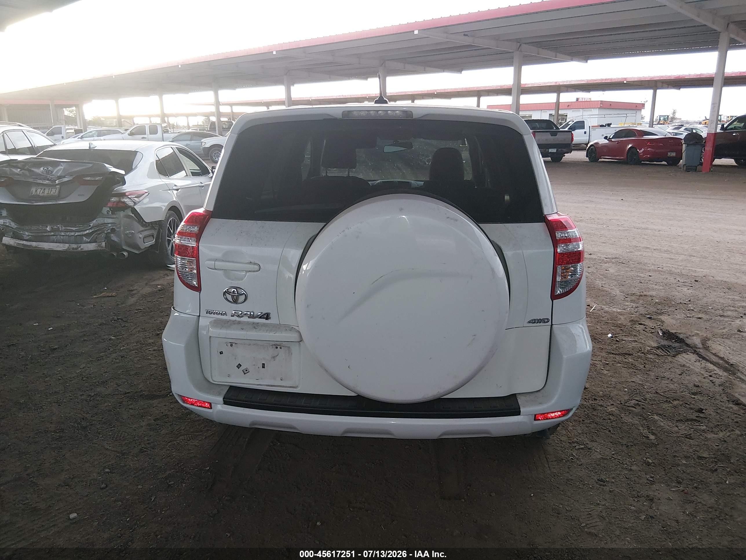 2010 Toyota Rav4   Белый vin: 2T3BF4DV4AW059859
