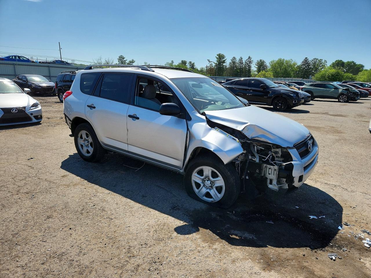 2010 Toyota Rav4 Base Silver vin: 2T3BF4DV4AW071655