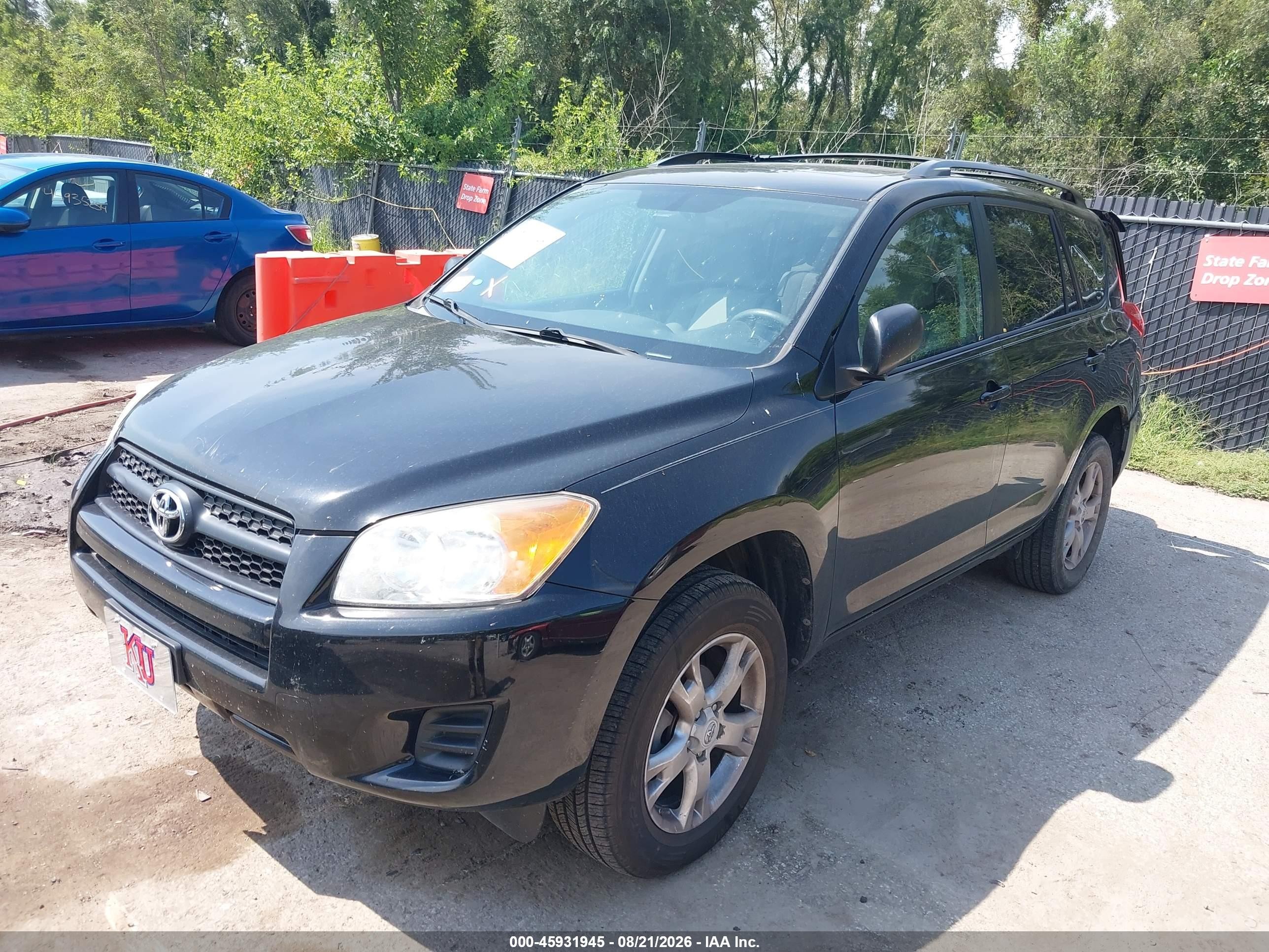 2011 Toyota Rav4   Black vin: 2T3BF4DV4BW090417