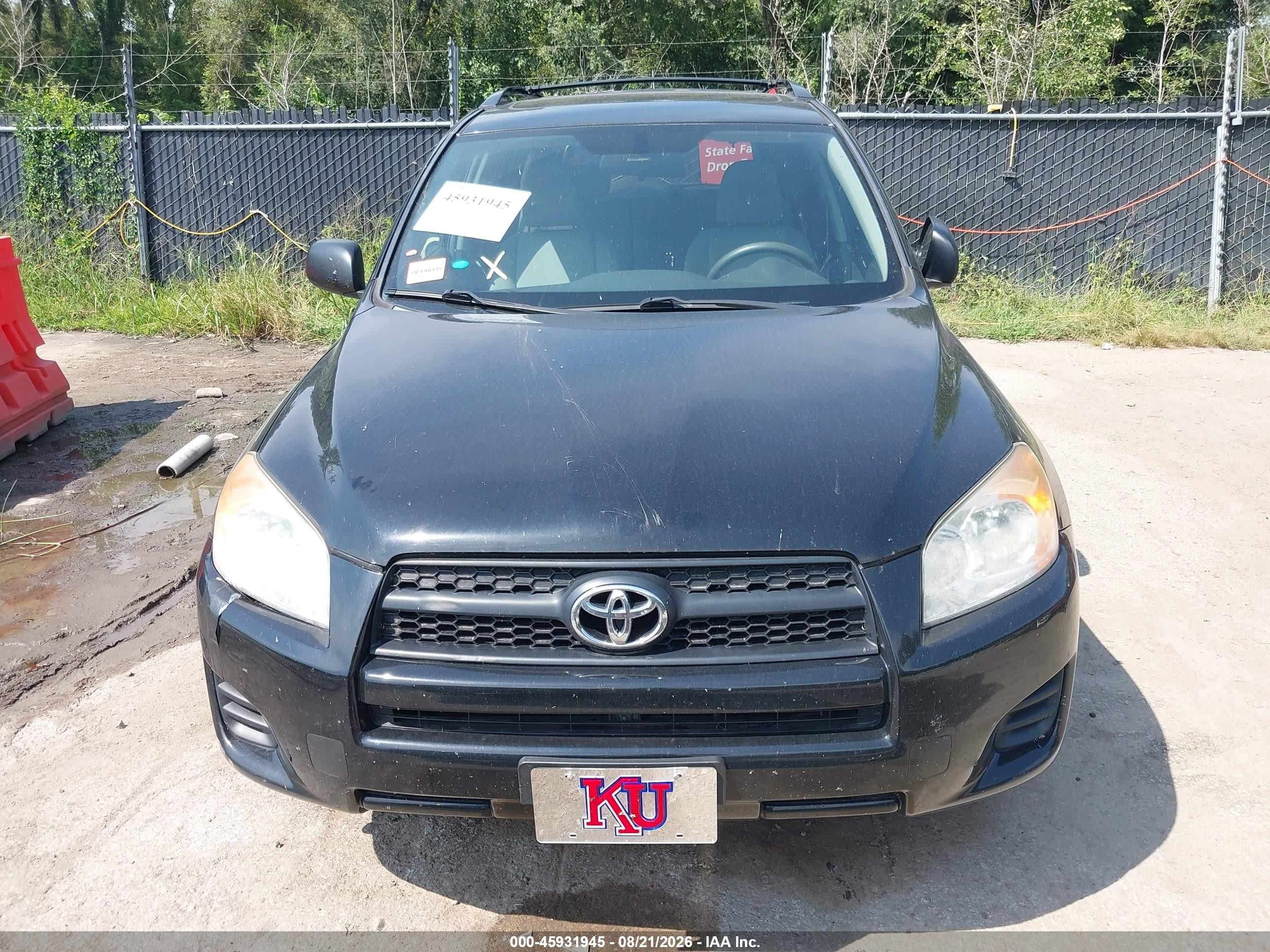 2011 Toyota Rav4   Black vin: 2T3BF4DV4BW090417