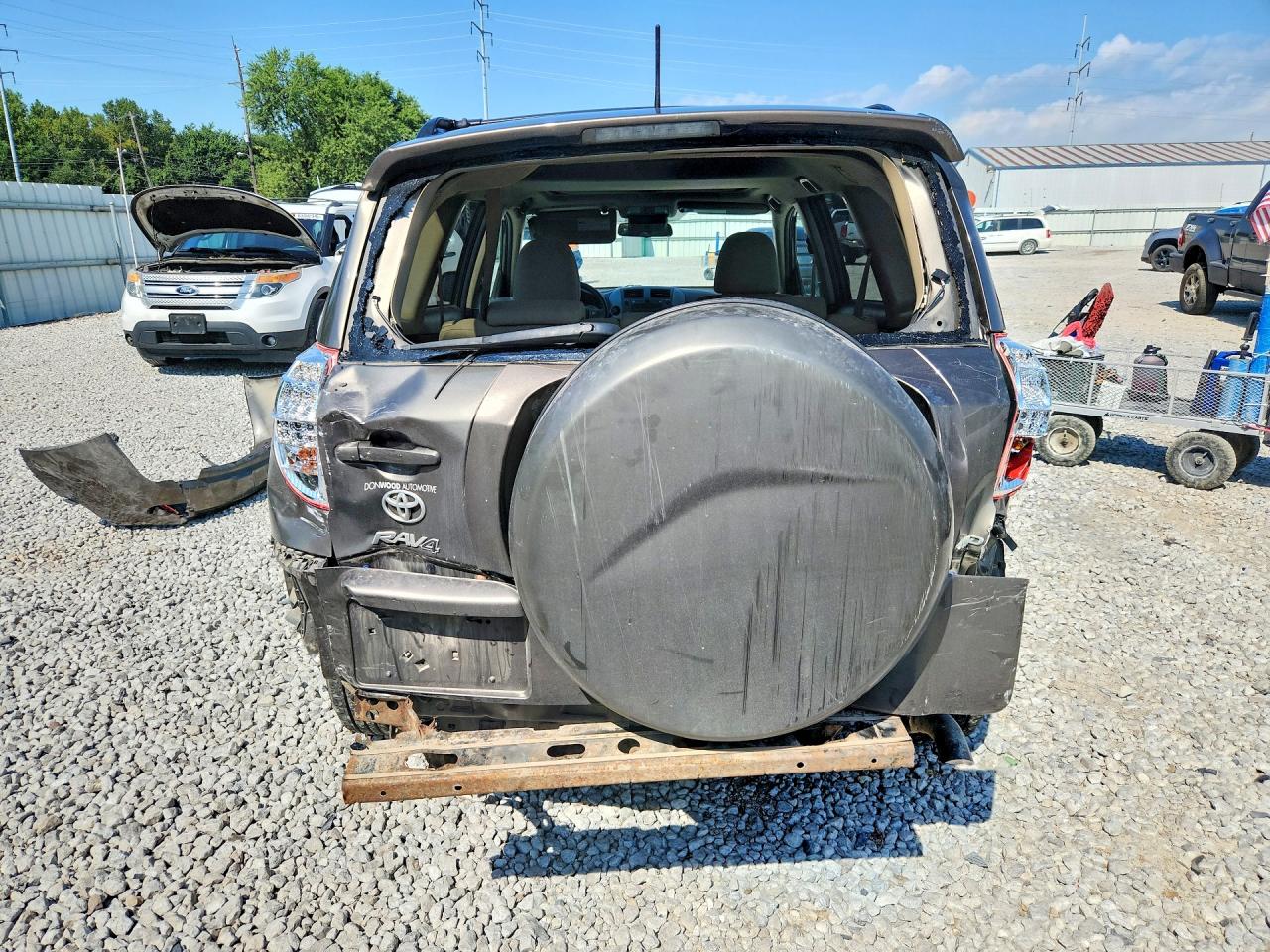 2011 Toyota Rav4 Base Brown vin: 2T3BF4DV4BW093821