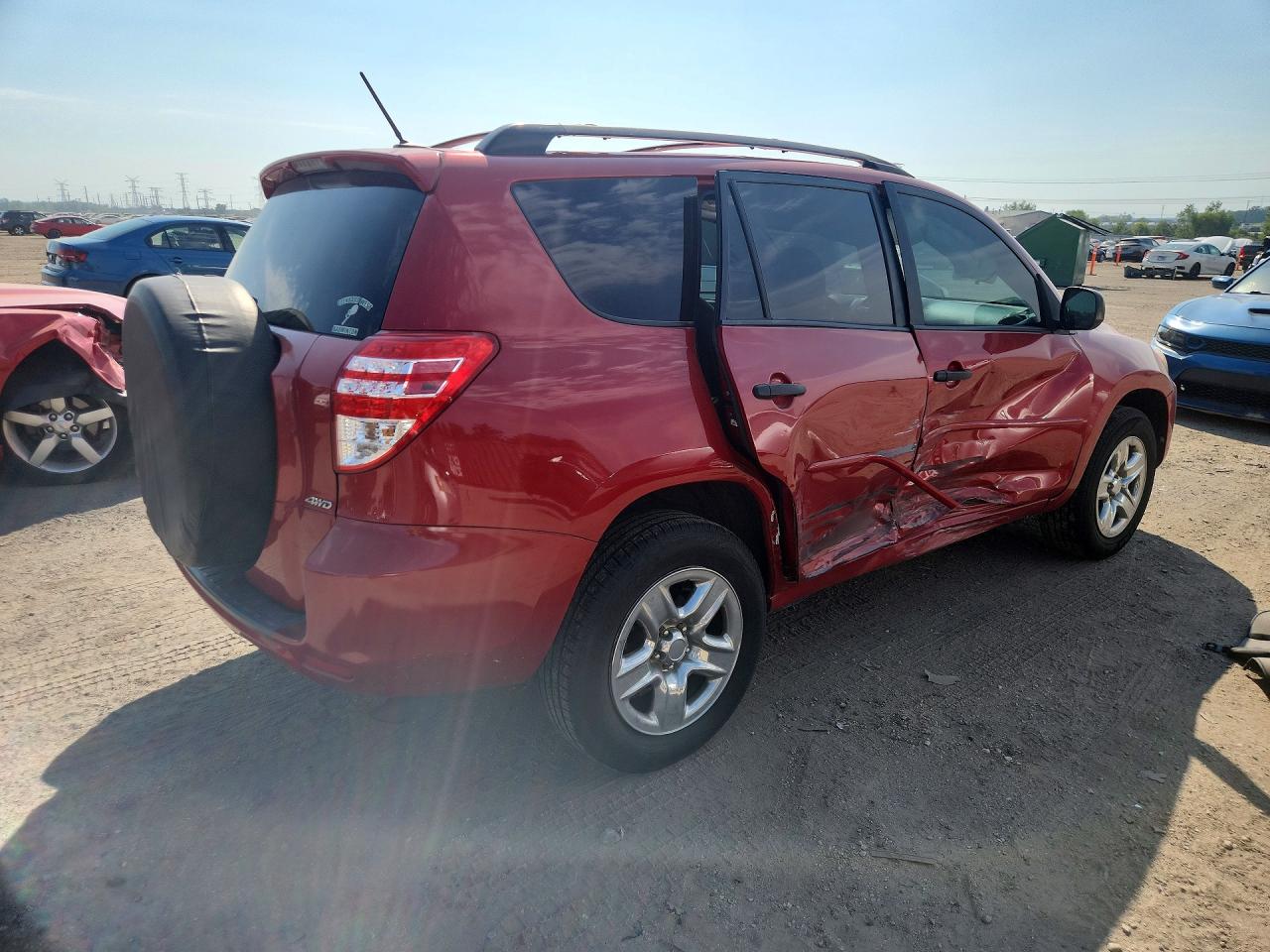2011 Toyota Rav4 Base Красный vin: 2T3BF4DV4BW102856