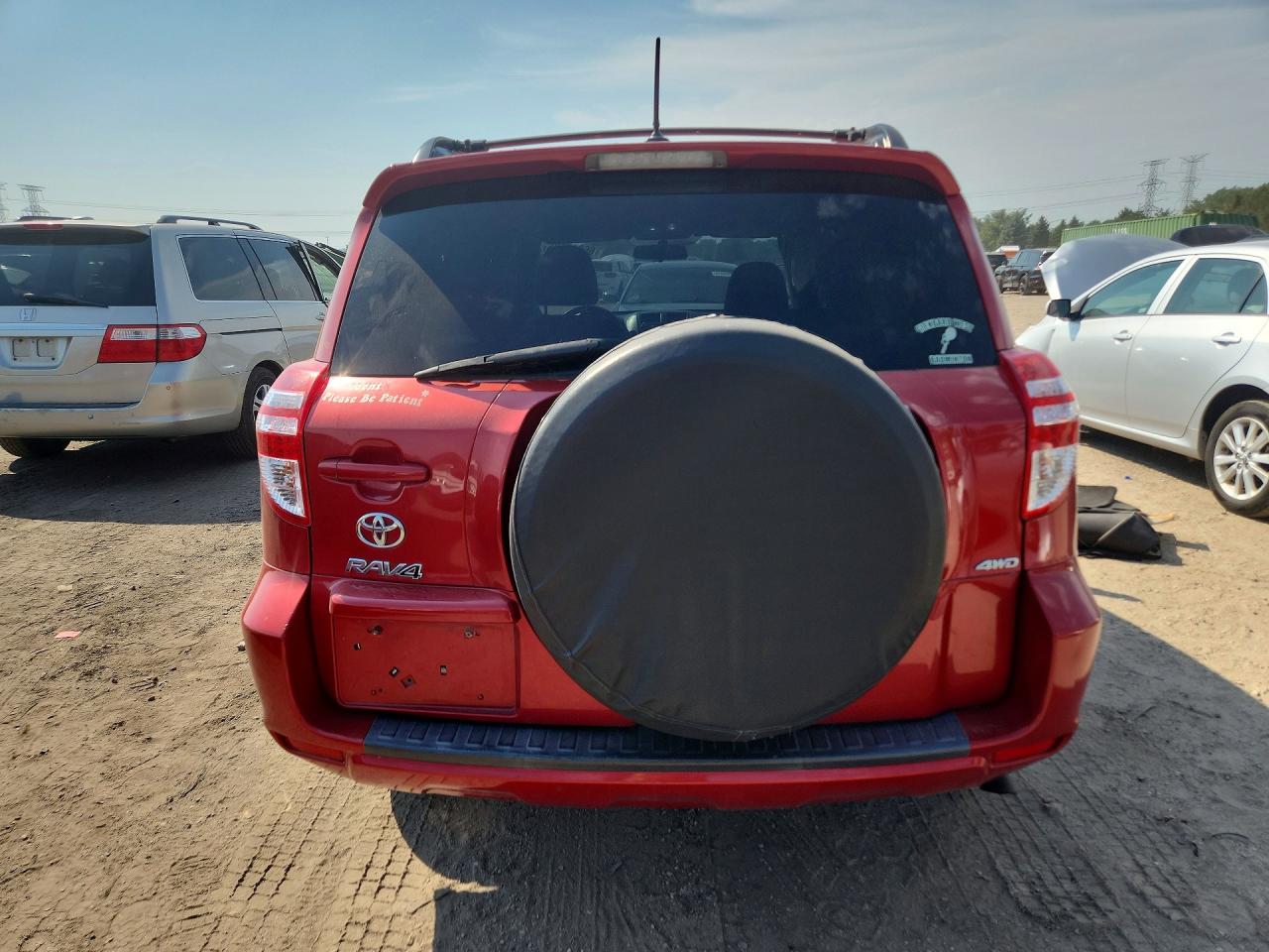 2011 Toyota Rav4 Base Красный vin: 2T3BF4DV4BW102856