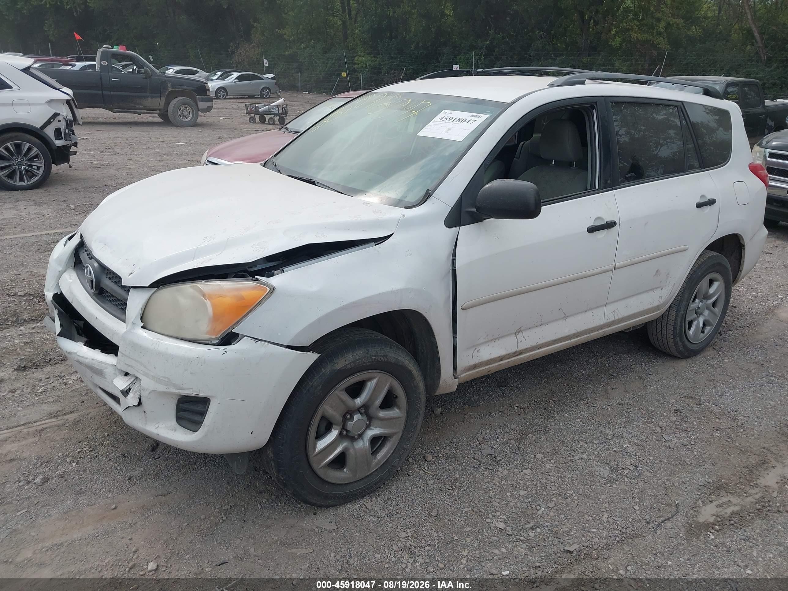2011 Toyota Rav4   White vin: 2T3BF4DV4BW111976