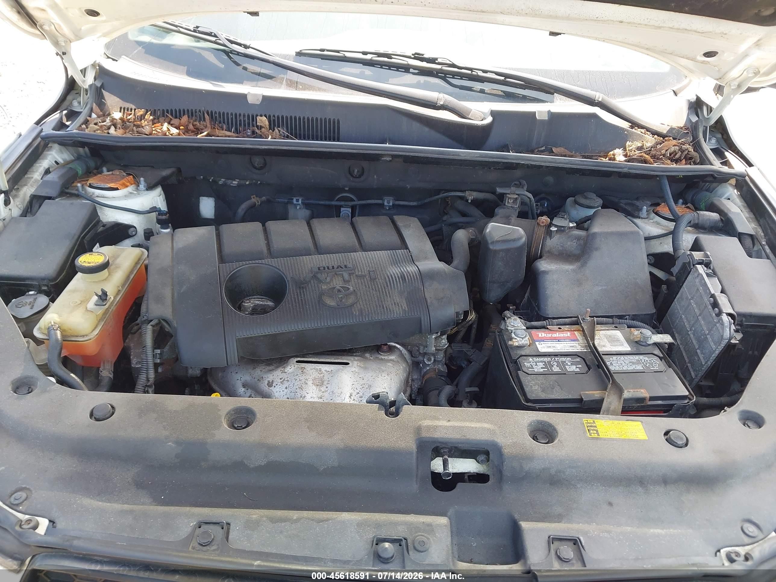 2011 Toyota Rav4   Белый vin: 2T3BF4DV4BW118300