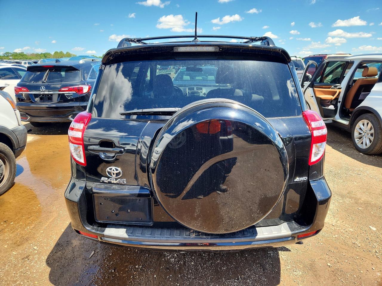 2011 Toyota Rav4 Base Black vin: 2T3BF4DV4BW121746