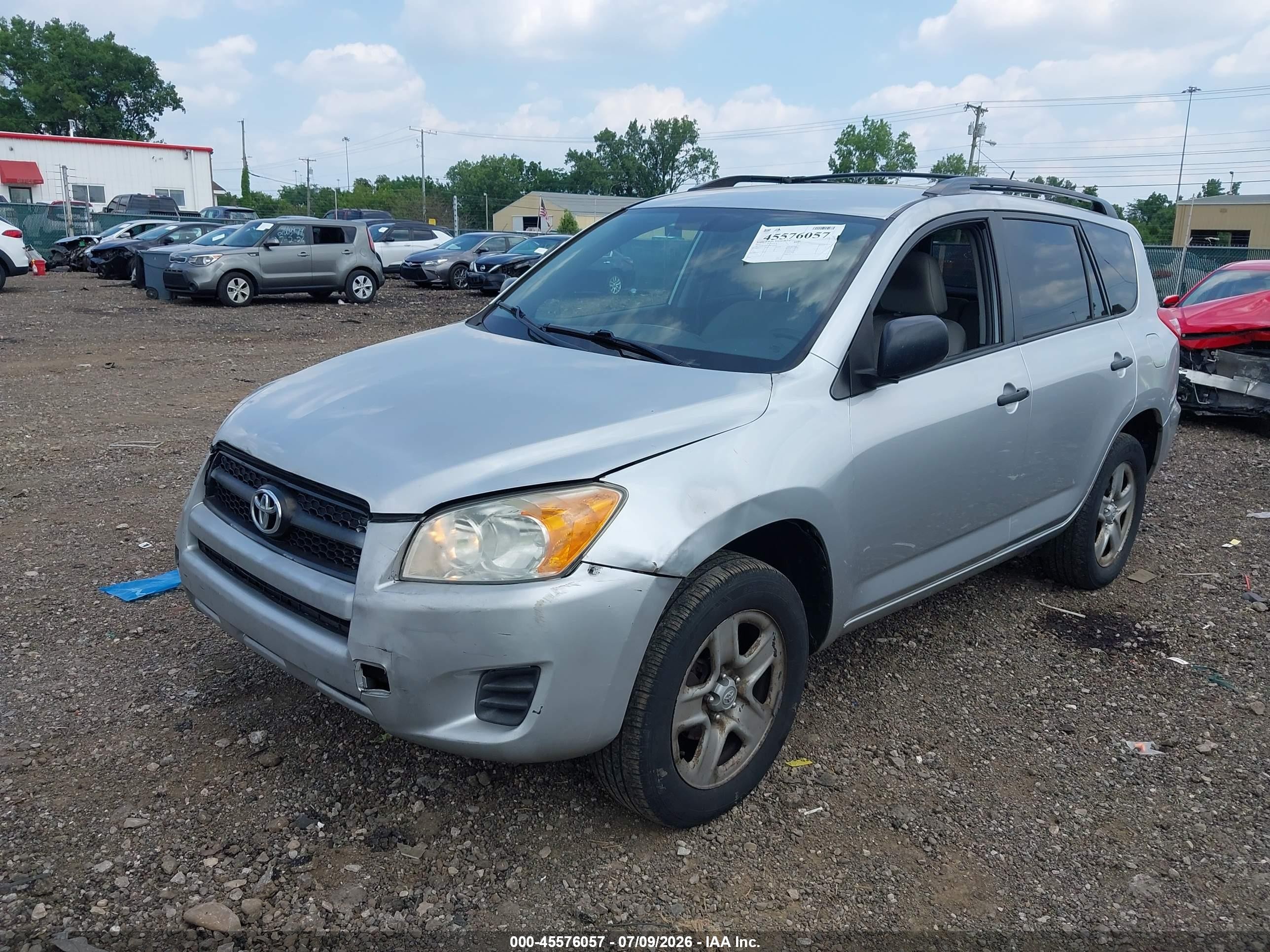 2011 Toyota Rav4   Silver vin: 2T3BF4DV4BW128700