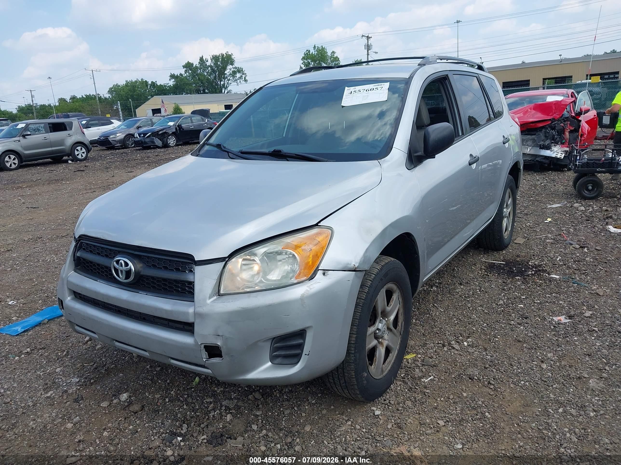 2011 Toyota Rav4   Silver vin: 2T3BF4DV4BW128700