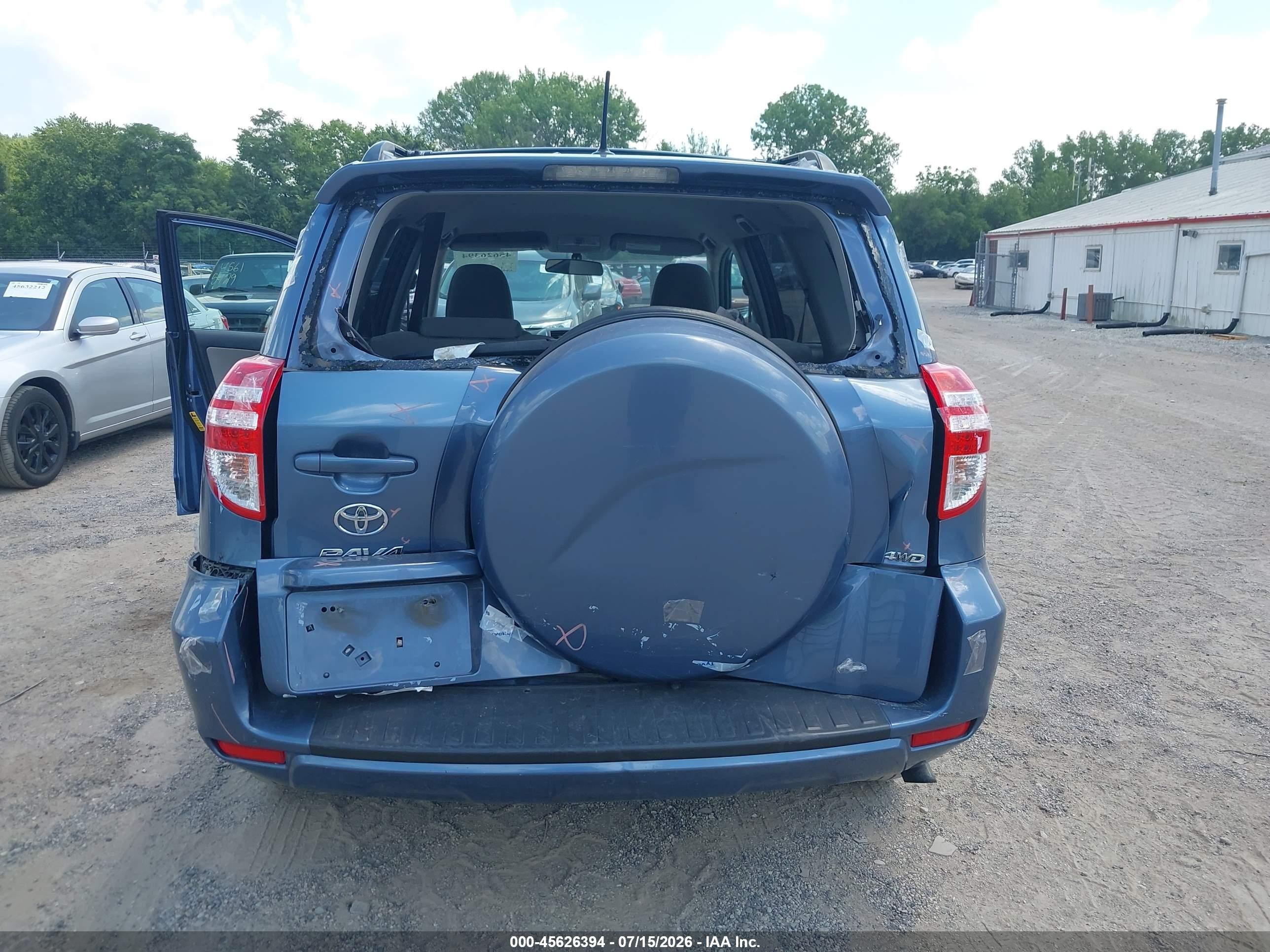 2011 Toyota Rav4   Blue vin: 2T3BF4DV4BW133279