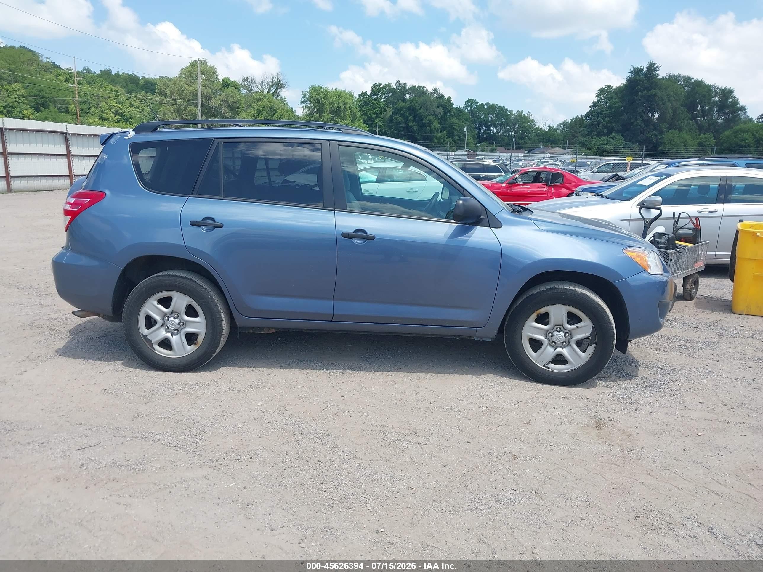 2011 Toyota Rav4   Blue vin: 2T3BF4DV4BW133279
