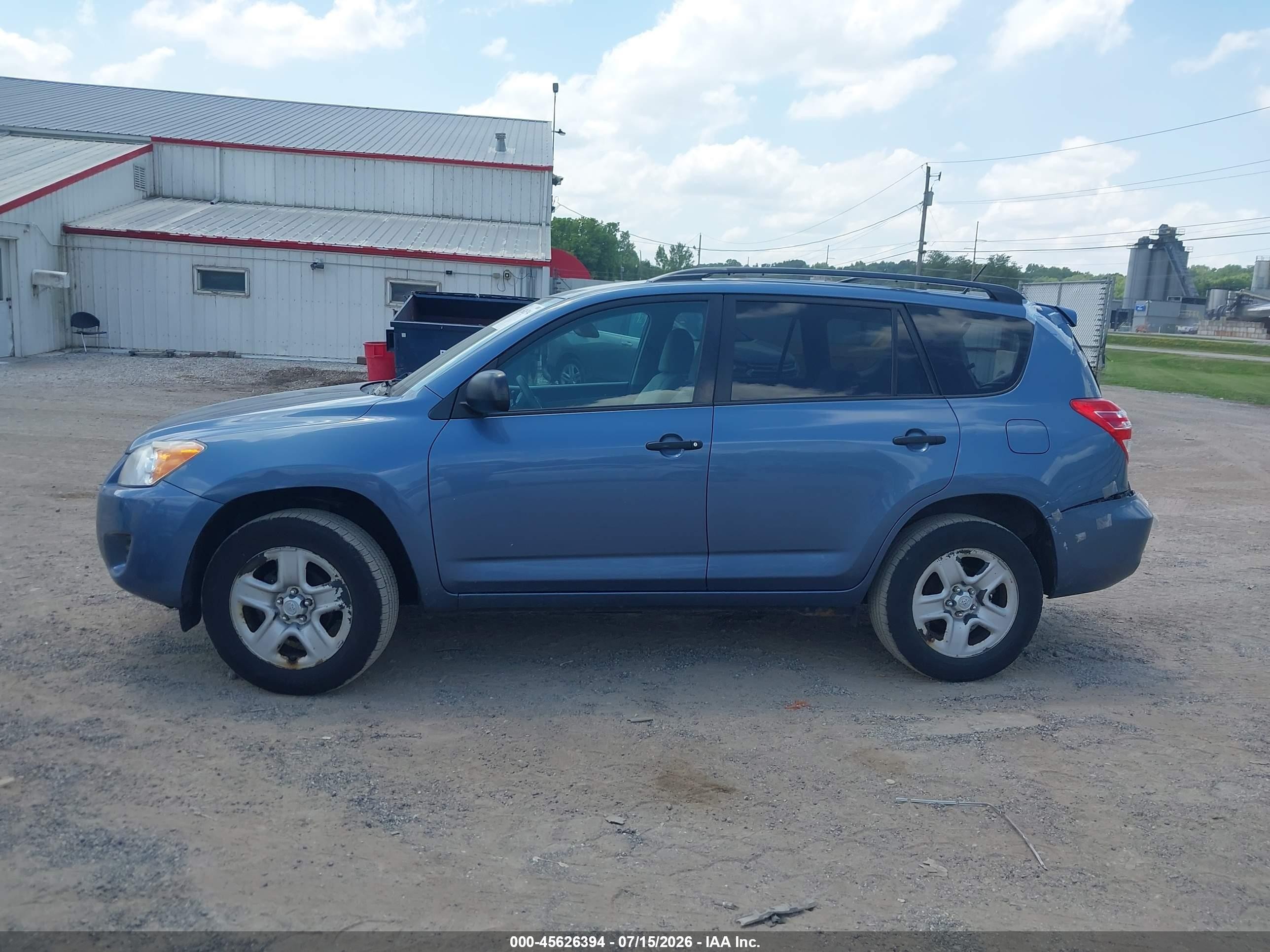 2011 Toyota Rav4   Blue vin: 2T3BF4DV4BW133279