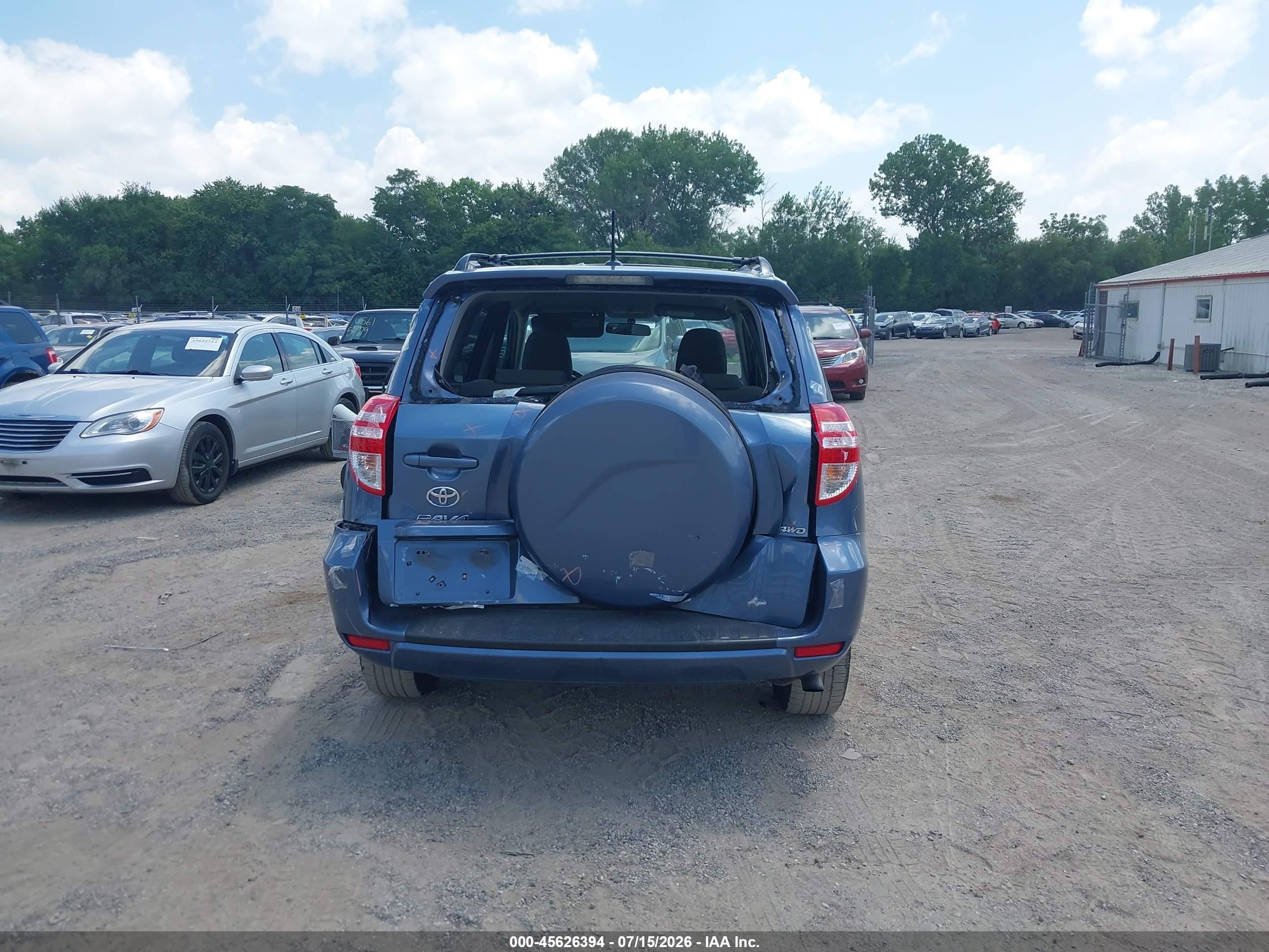 2011 Toyota Rav4   Blue vin: 2T3BF4DV4BW133279