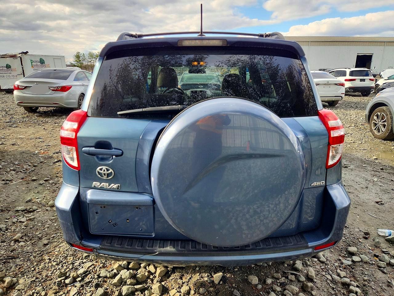 2011 Toyota Rav4 Base Синий vin: 2T3BF4DV4BW140376