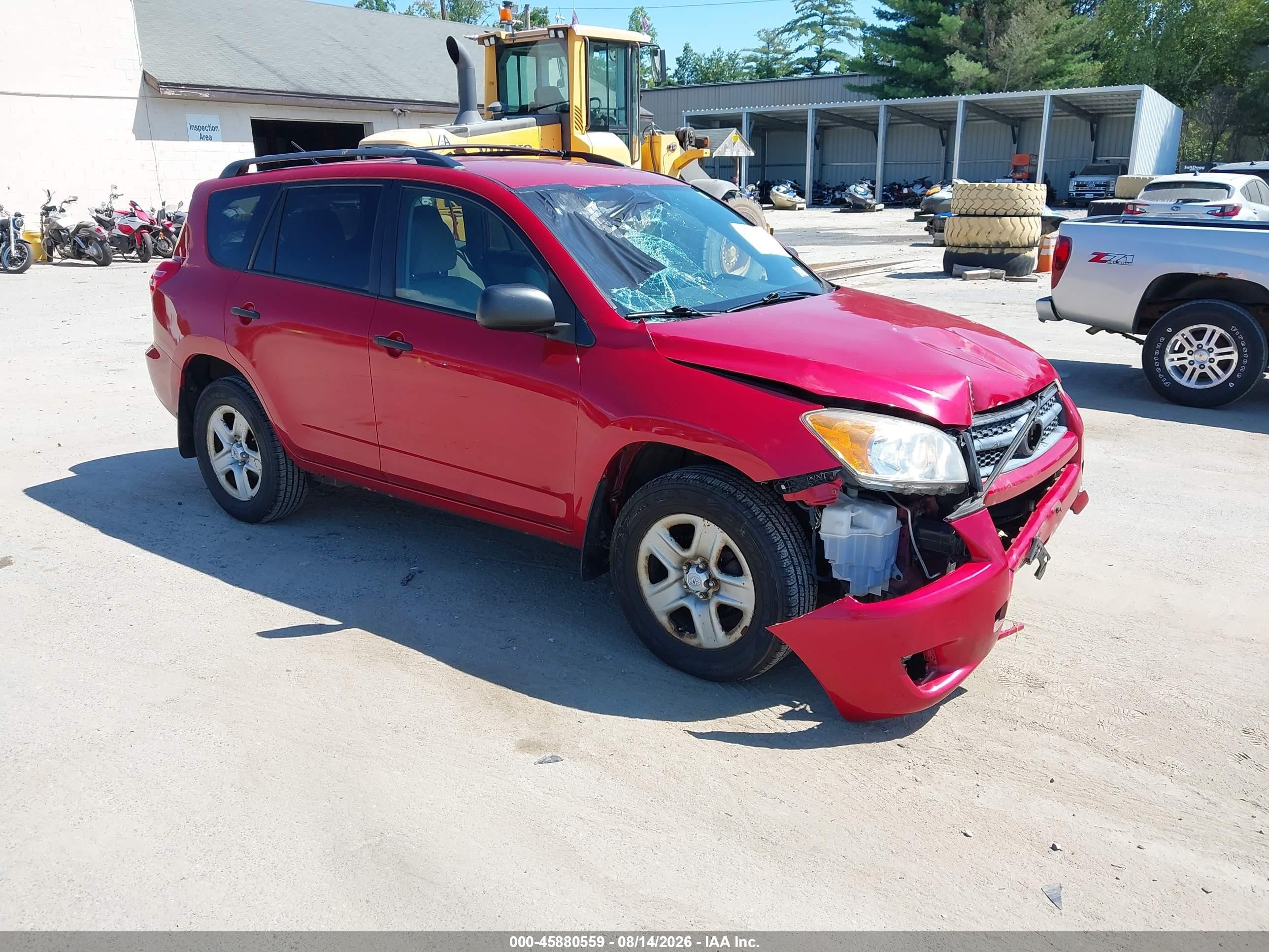 2011 Toyota Rav4   Красный vin: 2T3BF4DV4BW154620