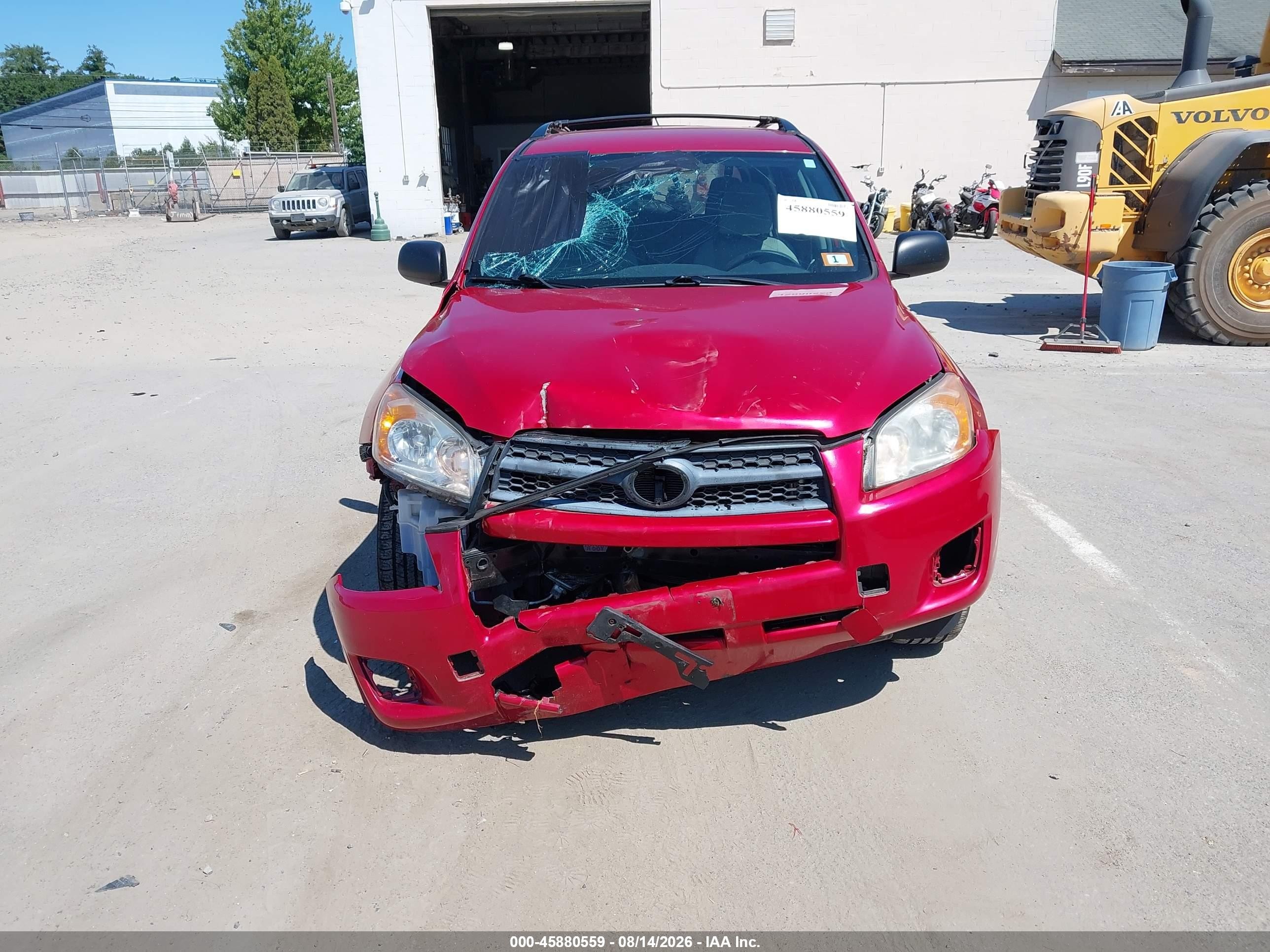 2011 Toyota Rav4   Red vin: 2T3BF4DV4BW154620