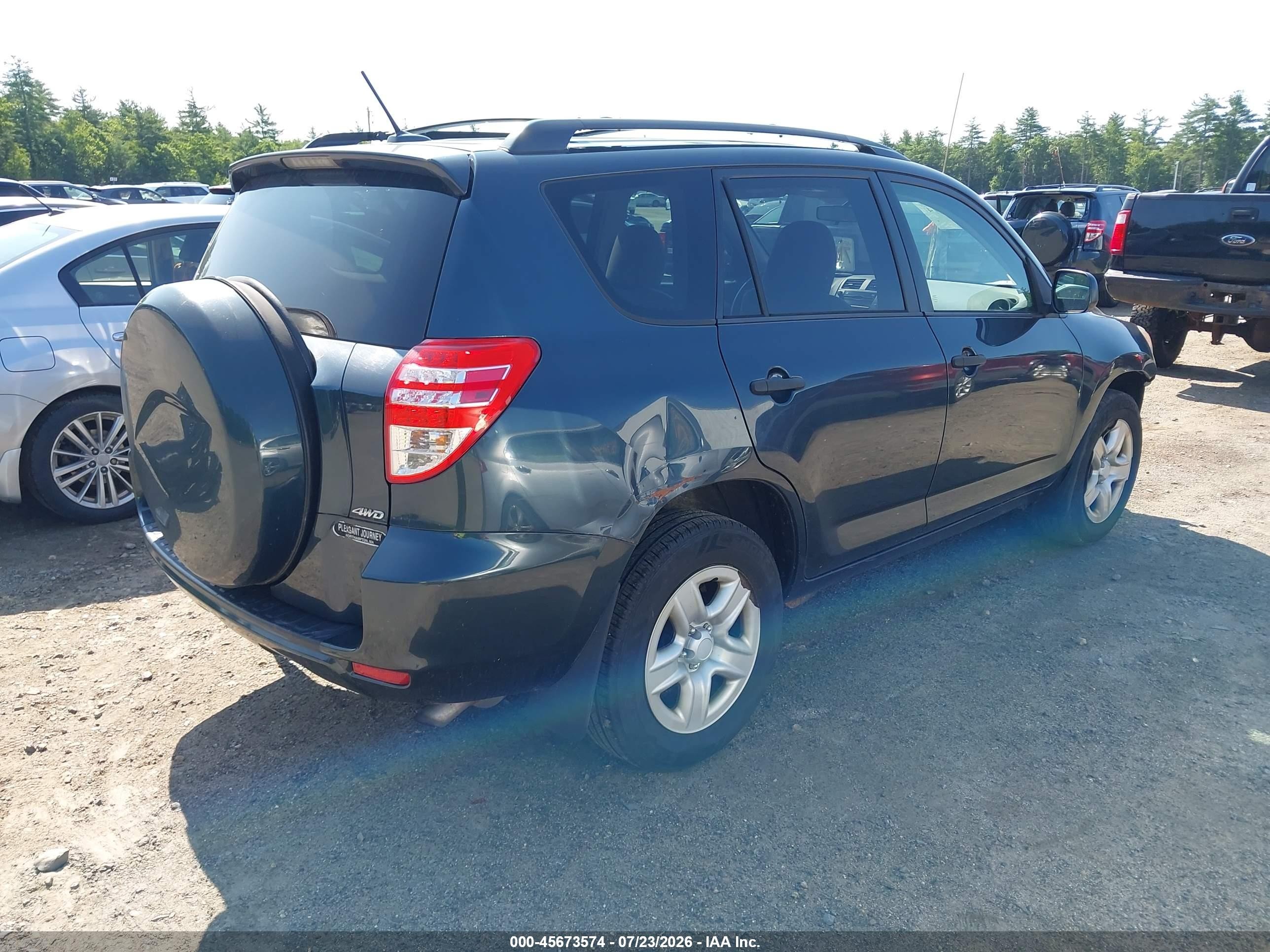 2011 Toyota Rav4   Черный vin: 2T3BF4DV4BW164046