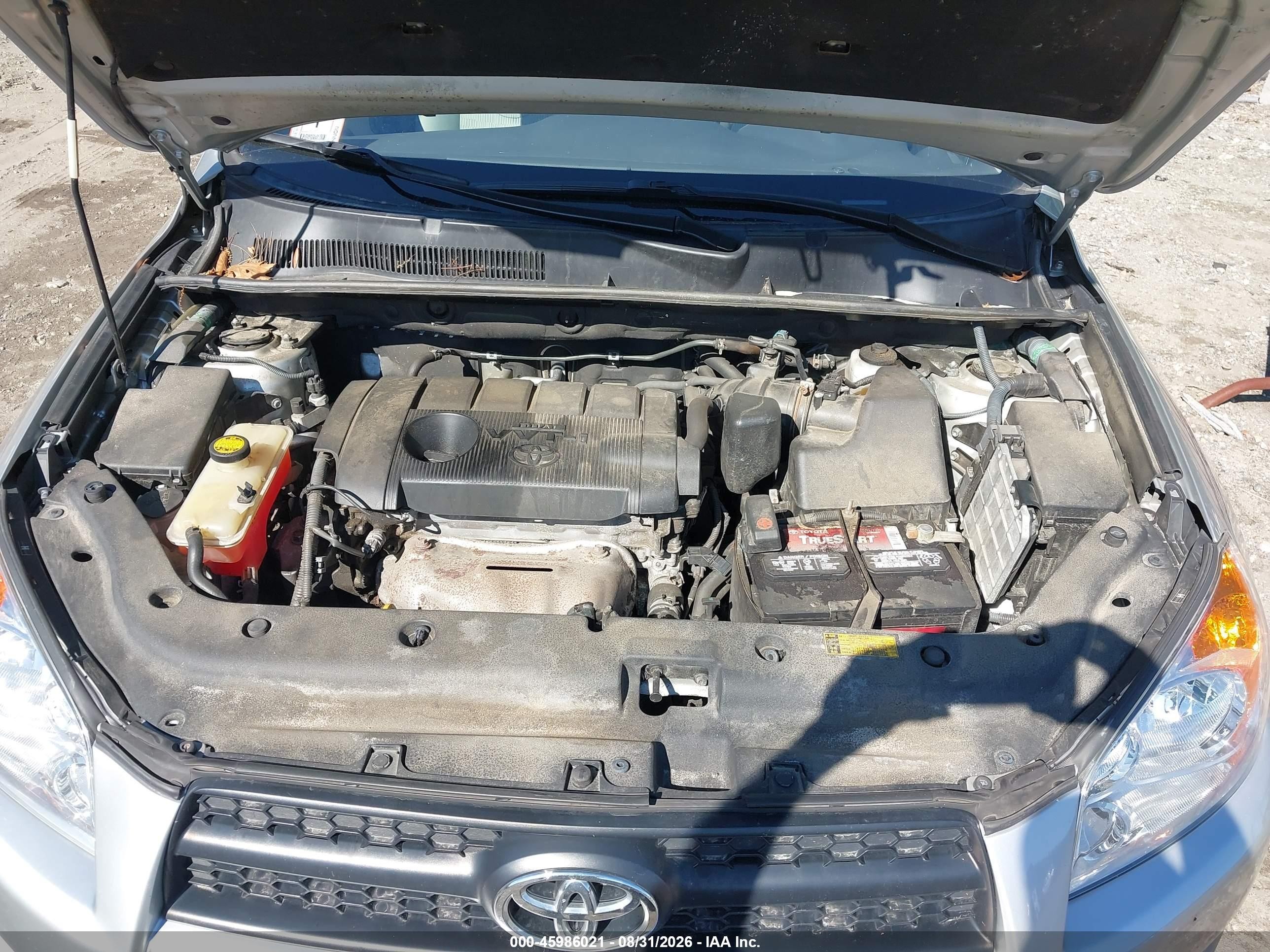 2011 Toyota Rav4   Silver vin: 2T3BF4DV4BW165326