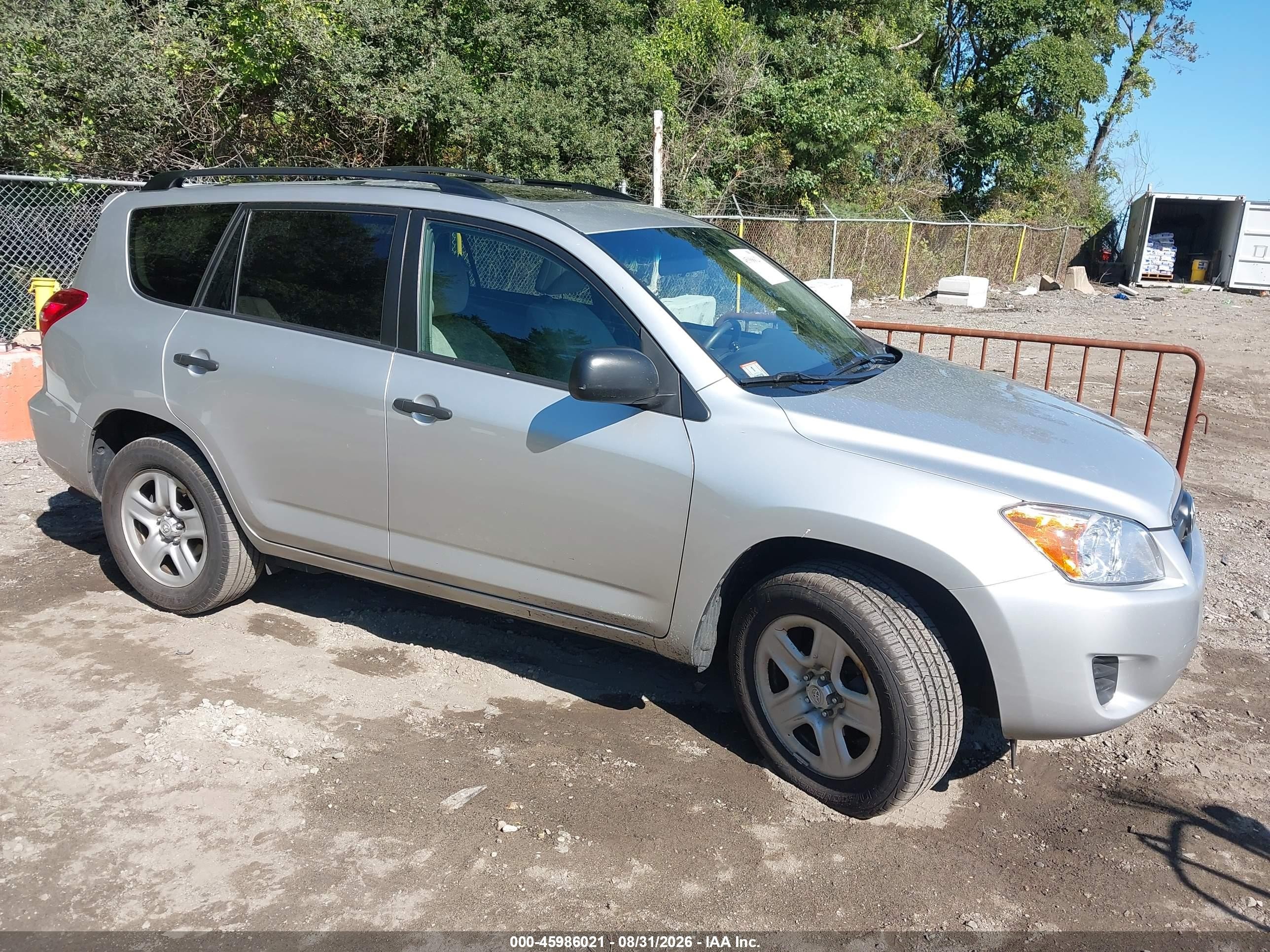 2011 Toyota Rav4   Silver vin: 2T3BF4DV4BW165326