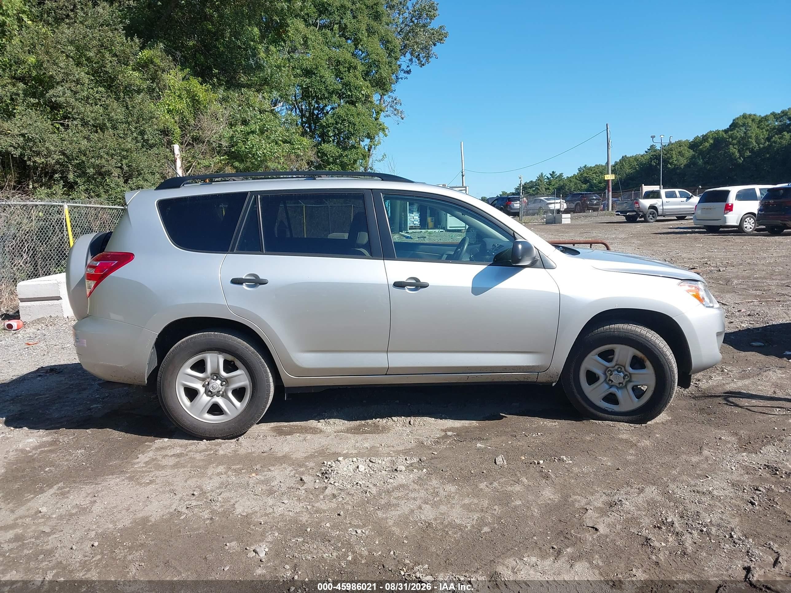 2011 Toyota Rav4   Silver vin: 2T3BF4DV4BW165326