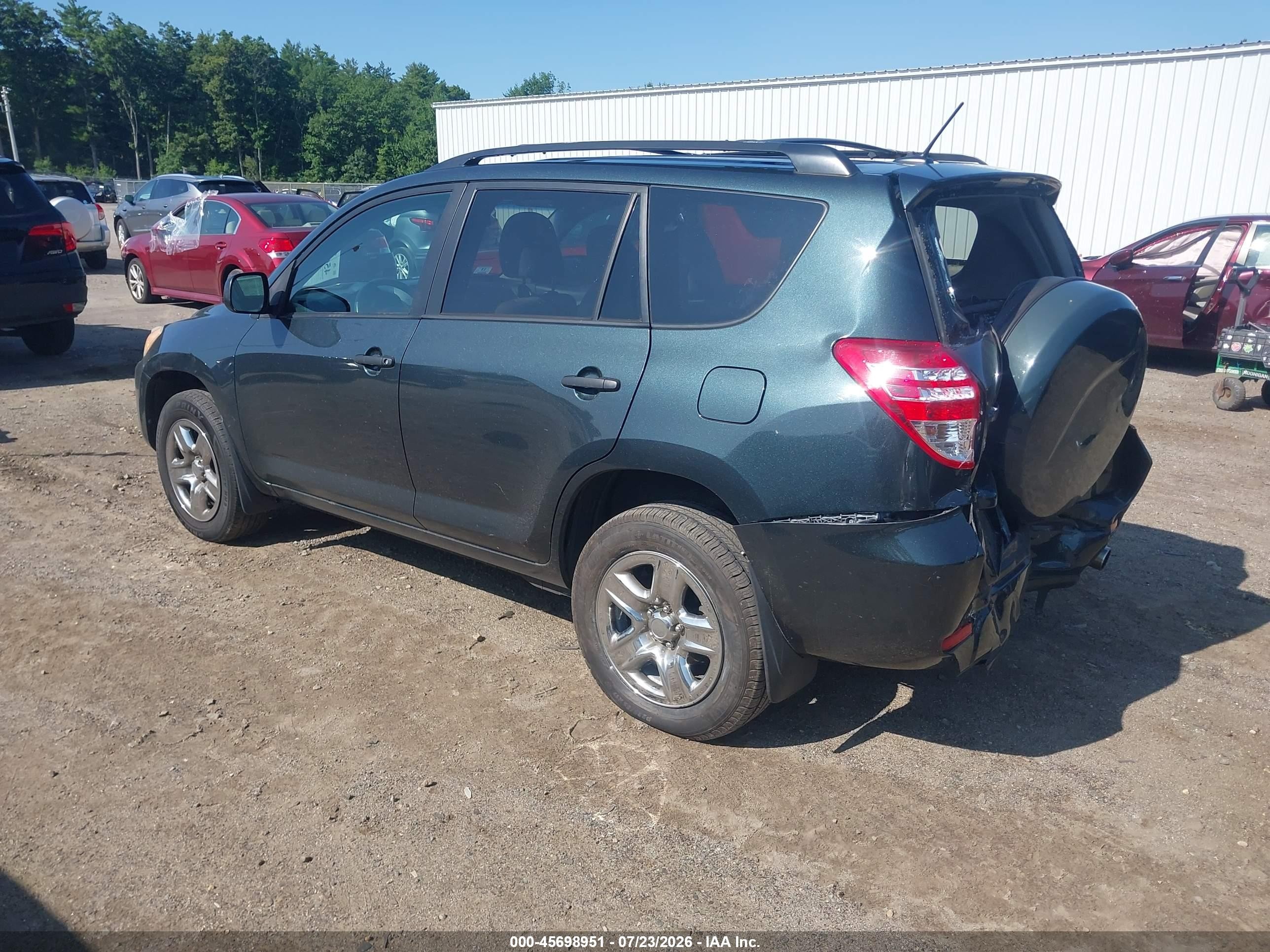 2011 Toyota Rav4   Green vin: 2T3BF4DV4BW165827