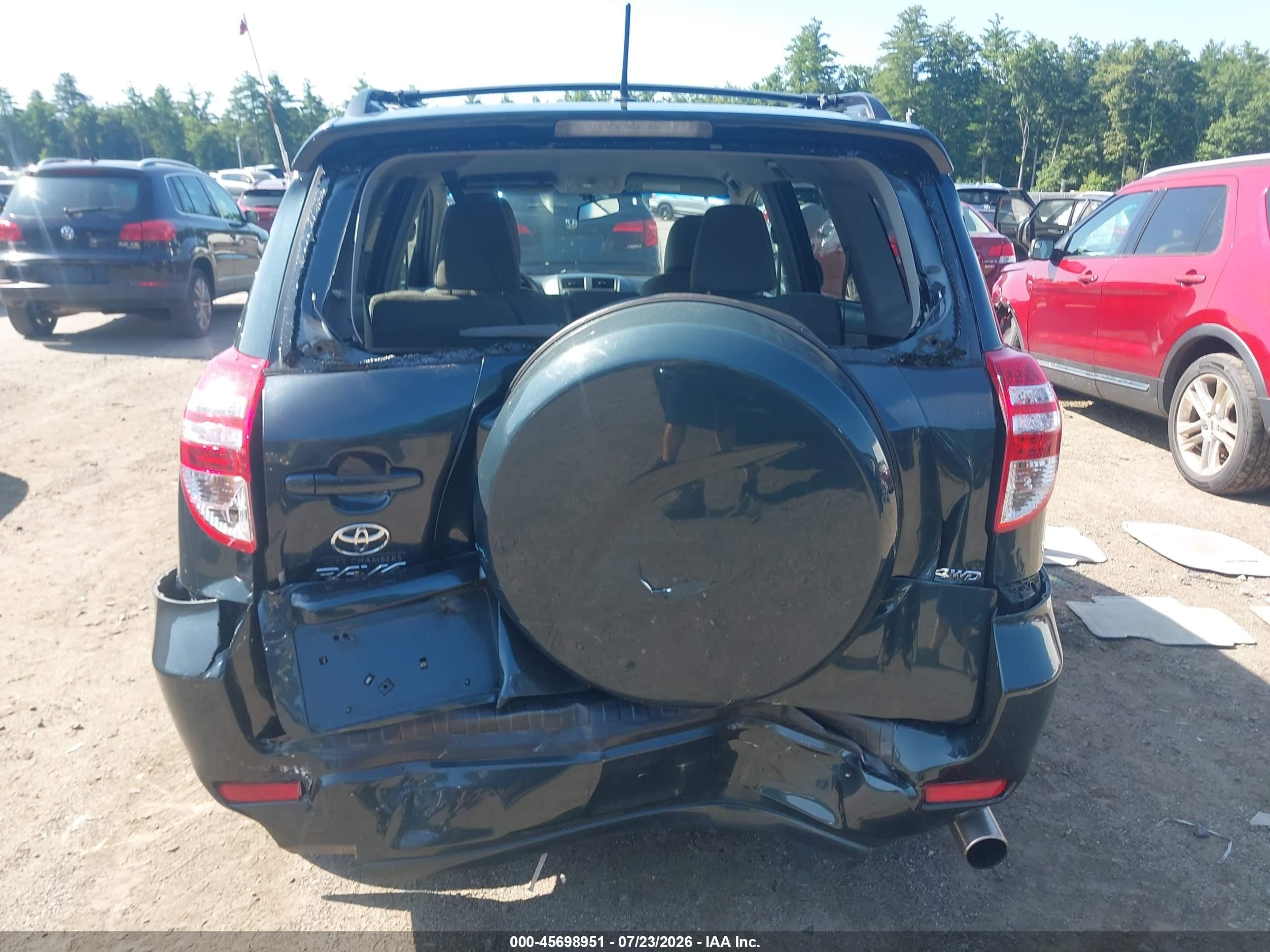 2011 Toyota Rav4   Green vin: 2T3BF4DV4BW165827