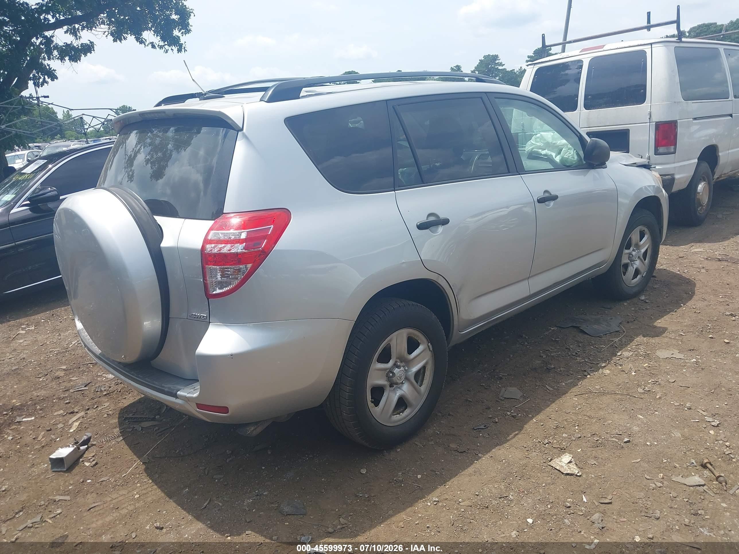 2012 Toyota Rav4   Silver vin: 2T3BF4DV4CW183746