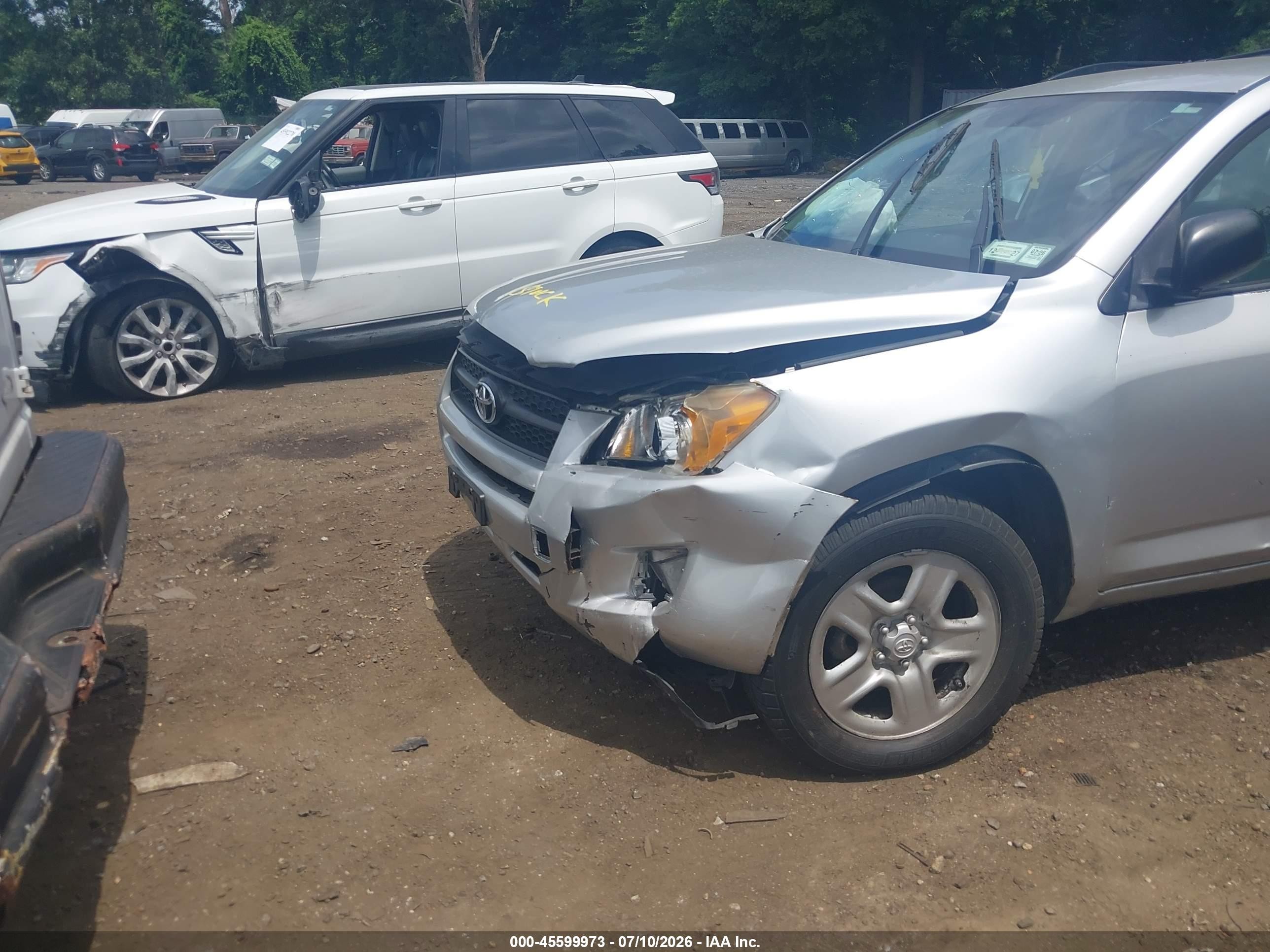 2012 Toyota Rav4   Silver vin: 2T3BF4DV4CW183746