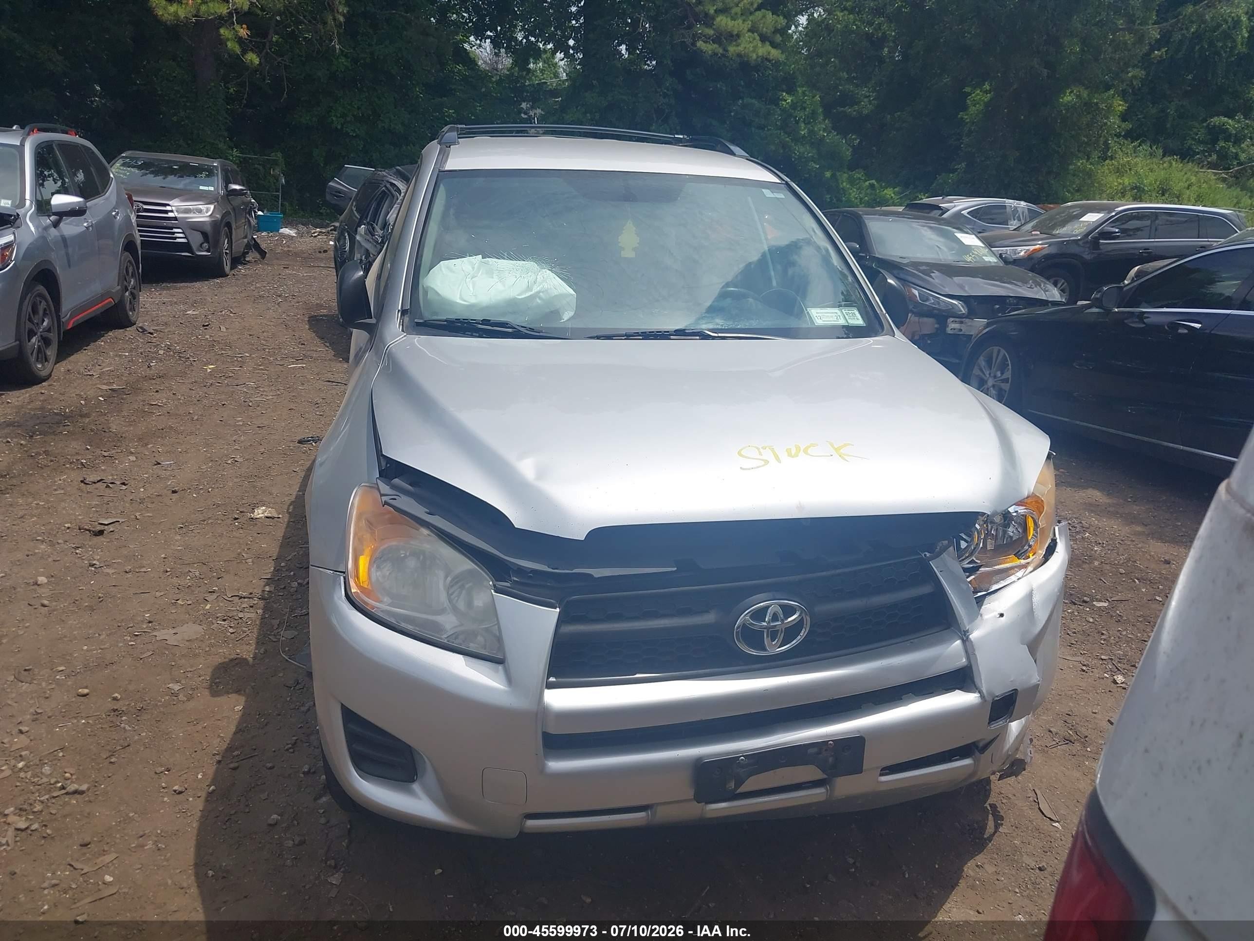 2012 Toyota Rav4   Silver vin: 2T3BF4DV4CW183746