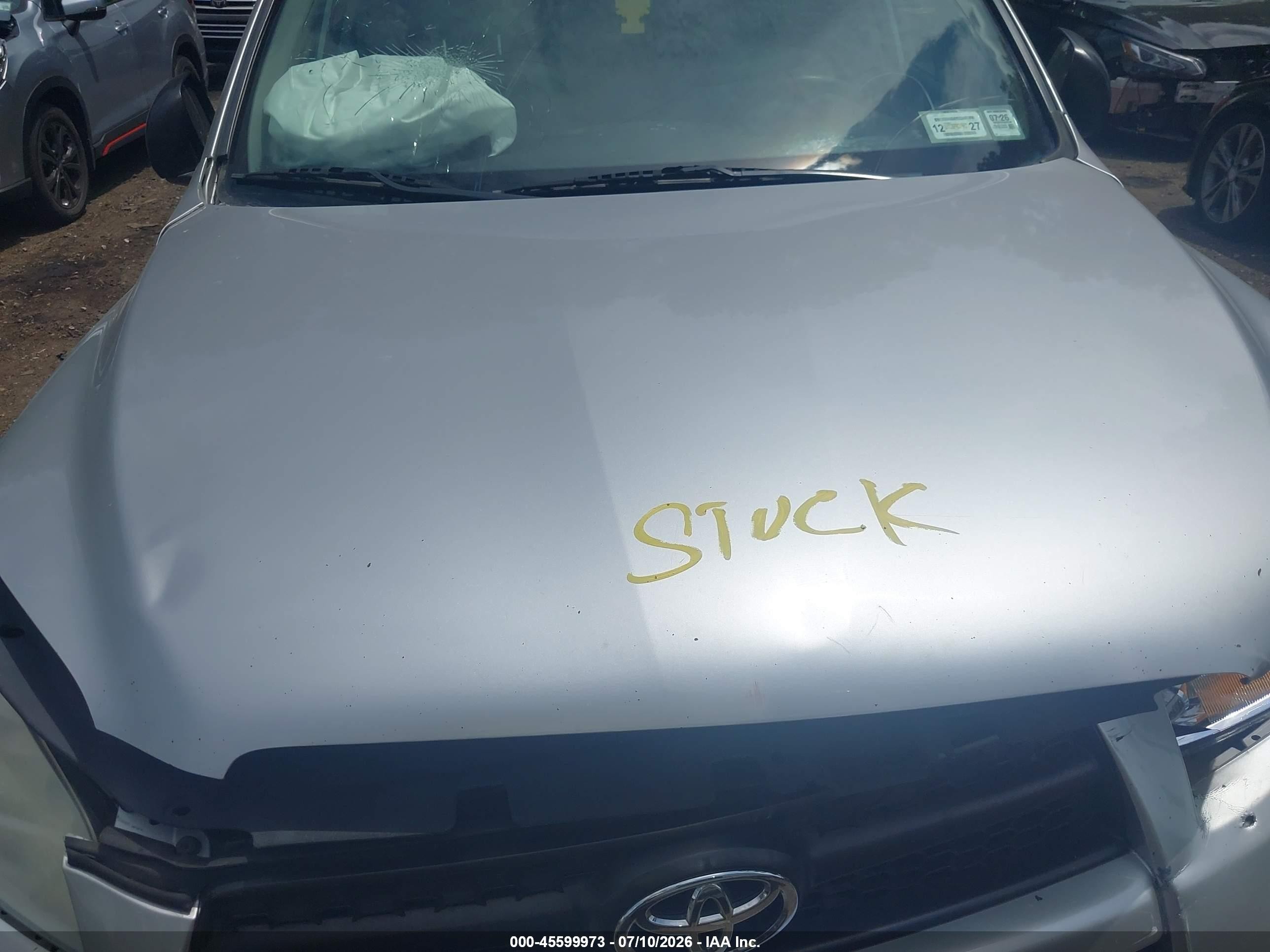 2012 Toyota Rav4   Silver vin: 2T3BF4DV4CW183746