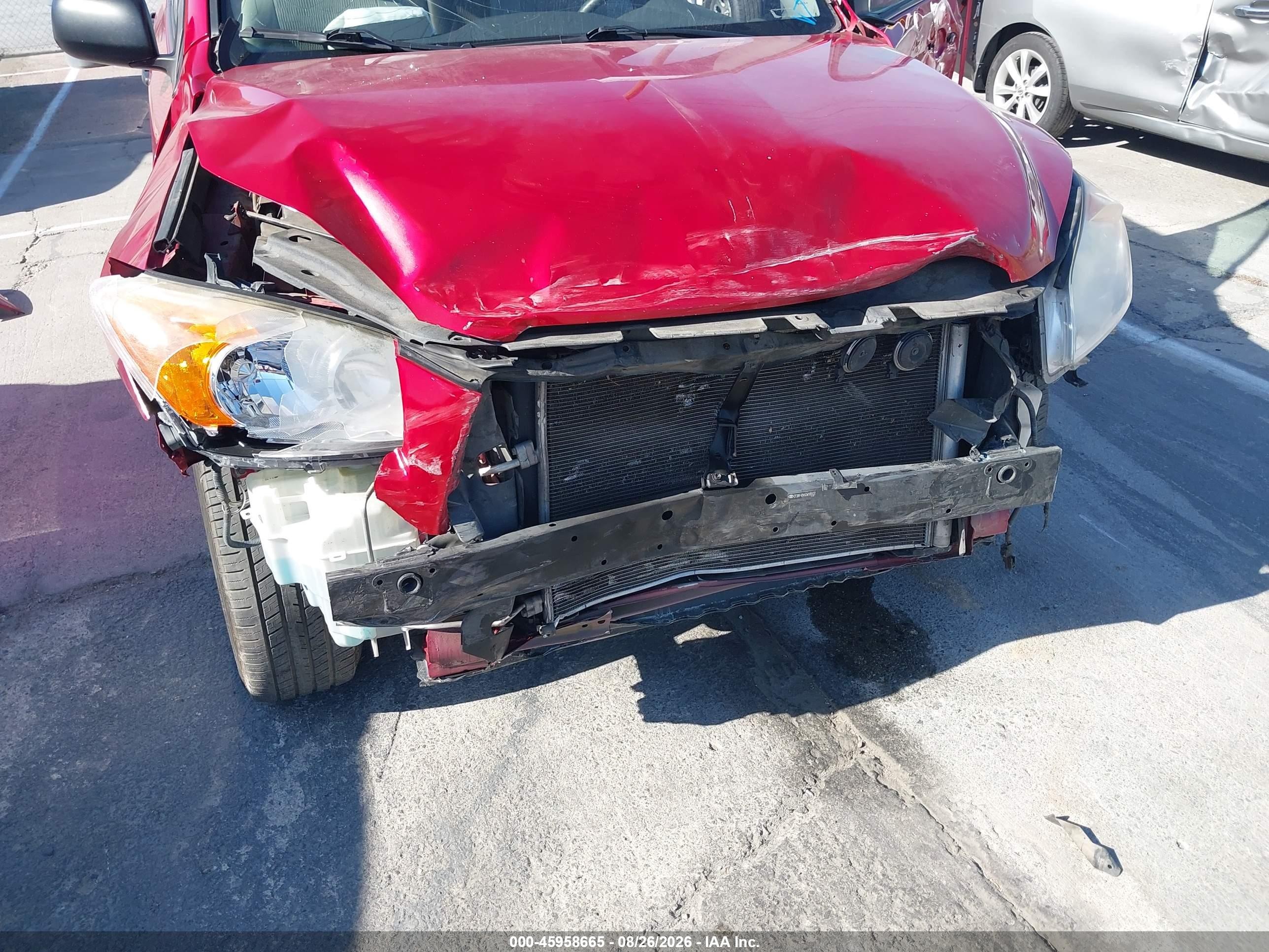 2012 Toyota Rav4   Red vin: 2T3BF4DV4CW186632