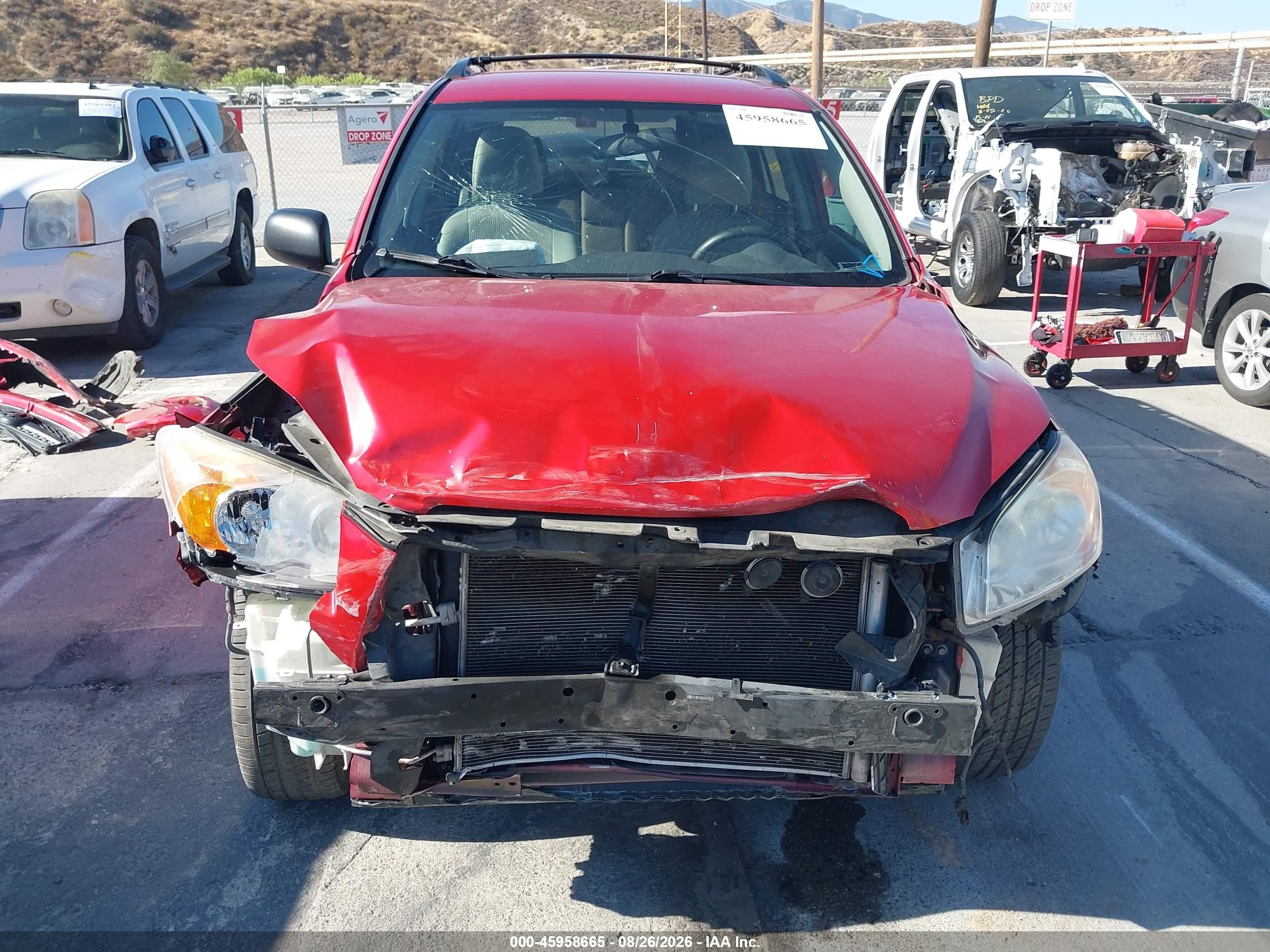 2012 Toyota Rav4   Red vin: 2T3BF4DV4CW186632