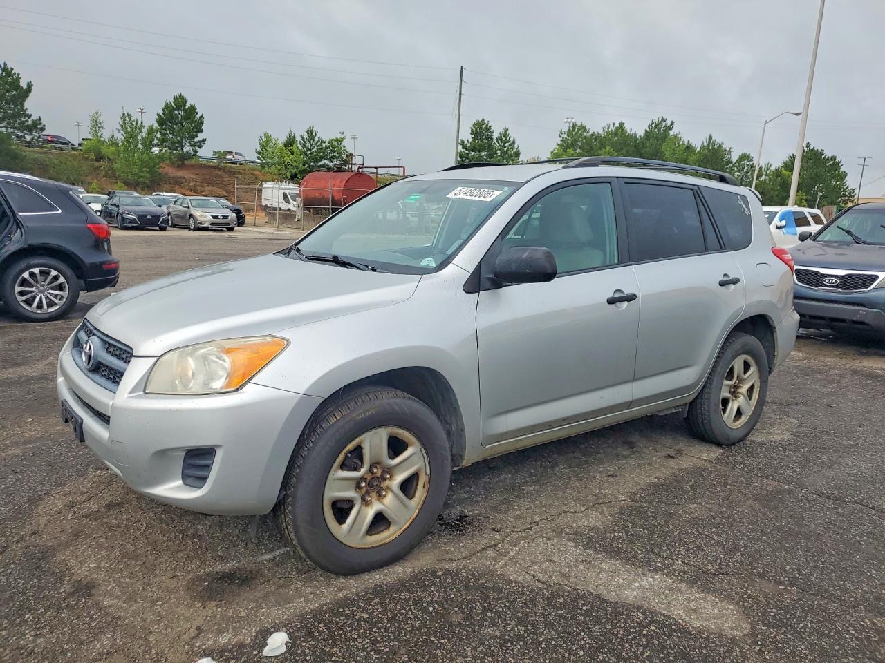 2012 Toyota Rav4 Base Silver vin: 2T3BF4DV4CW189319