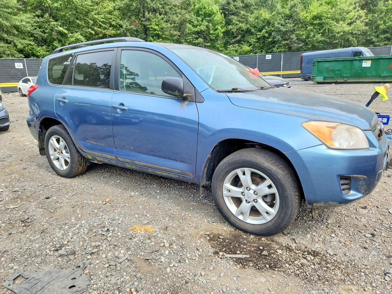 2012 Toyota Rav4 Base Blue vin: 2T3BF4DV4CW189675
