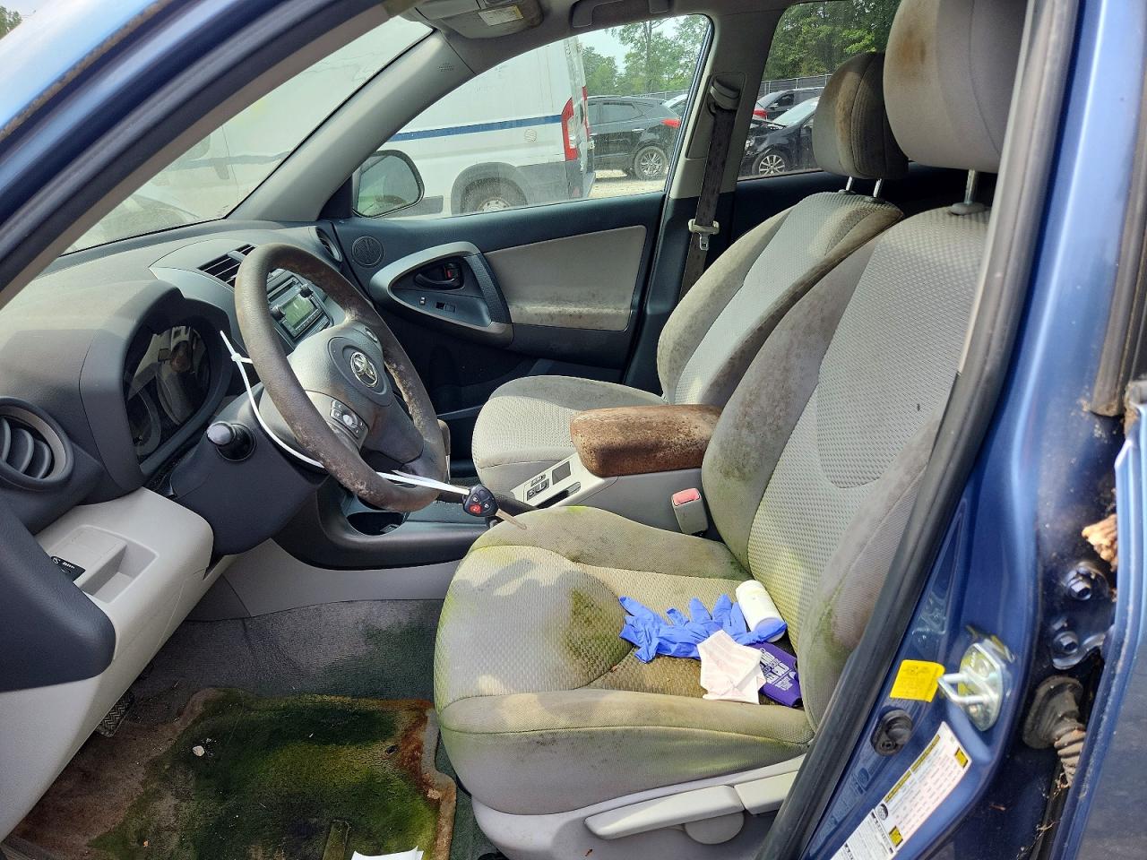 2012 Toyota Rav4 Base Blue vin: 2T3BF4DV4CW189675