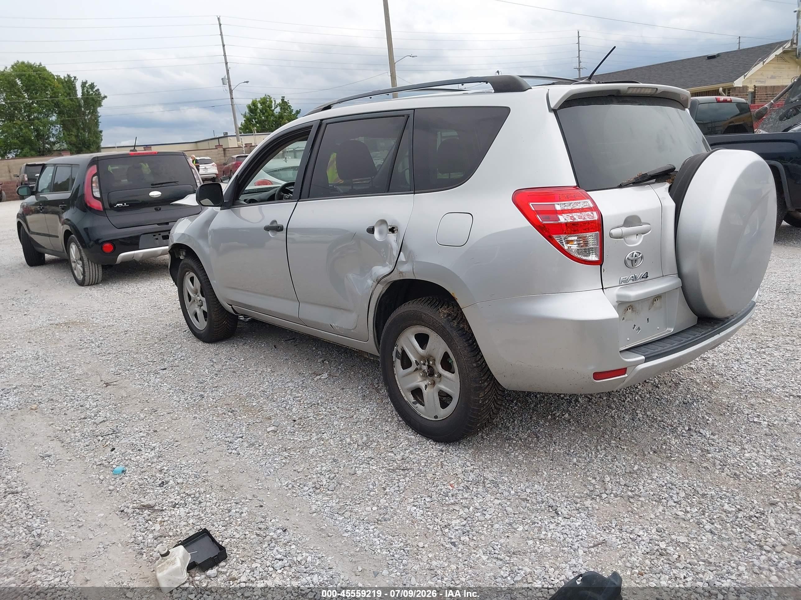 2012 Toyota Rav4   Silver vin: 2T3BF4DV4CW194939
