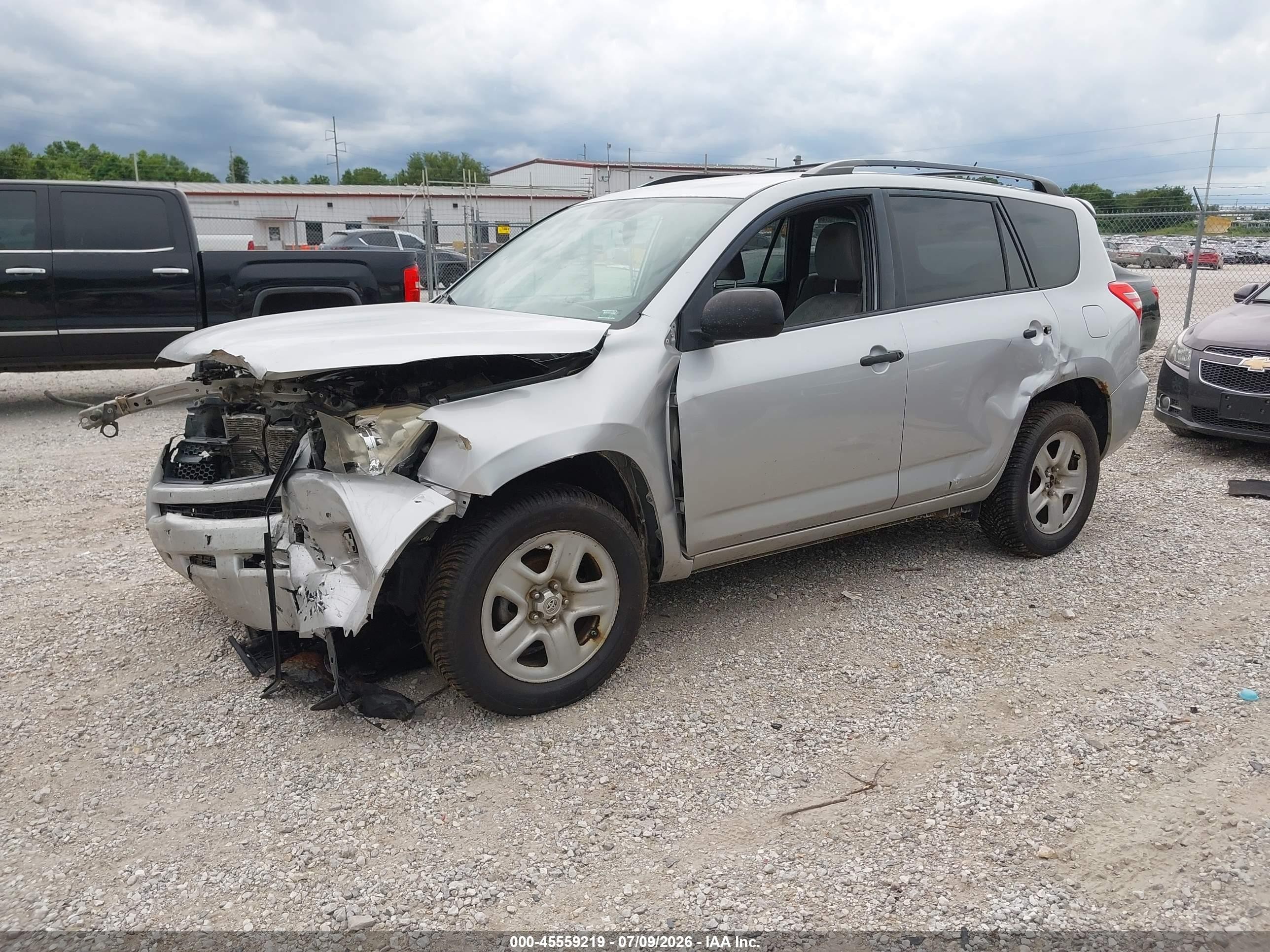 2012 Toyota Rav4   Silver vin: 2T3BF4DV4CW194939