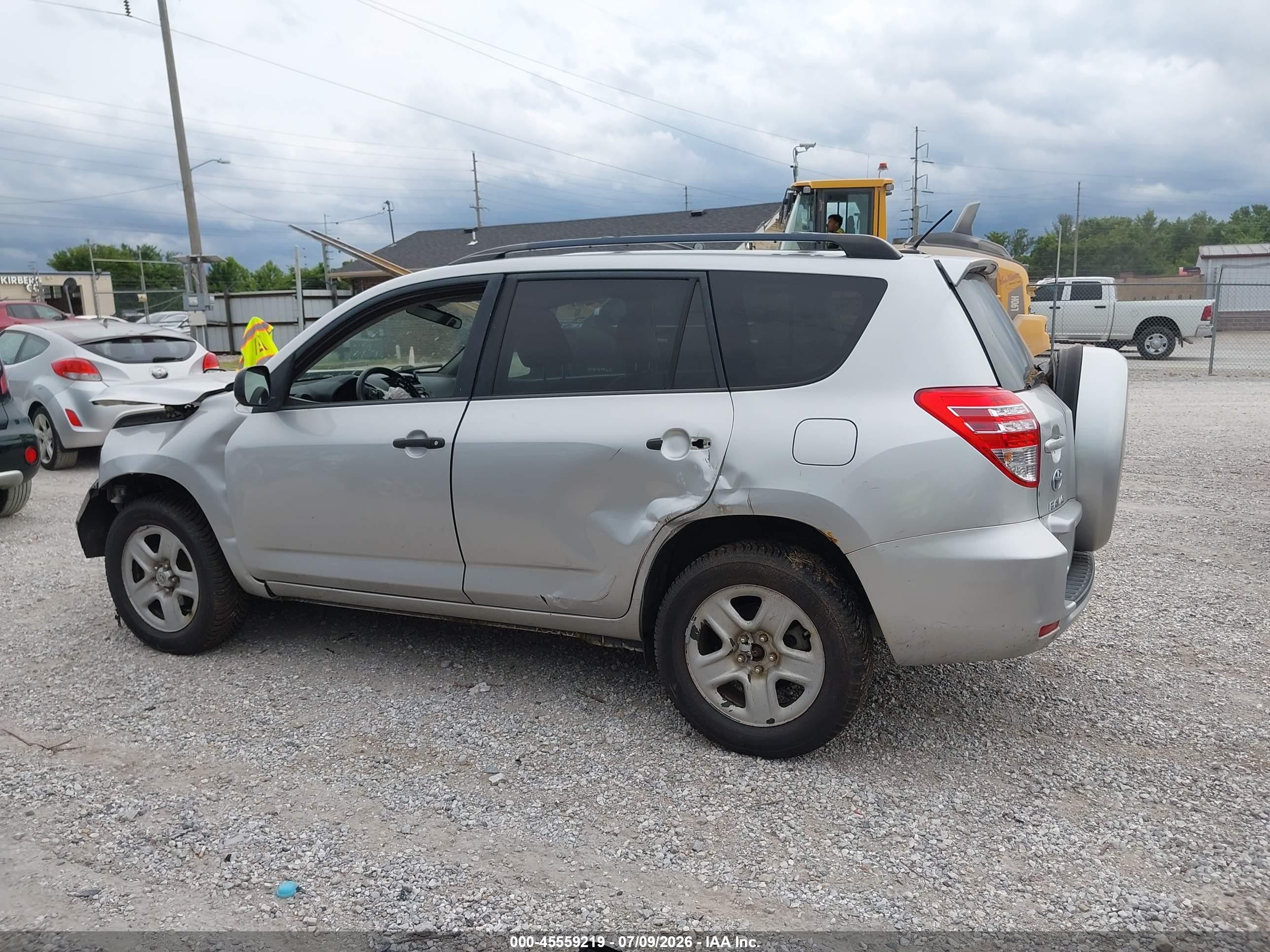 2012 Toyota Rav4   Silver vin: 2T3BF4DV4CW194939