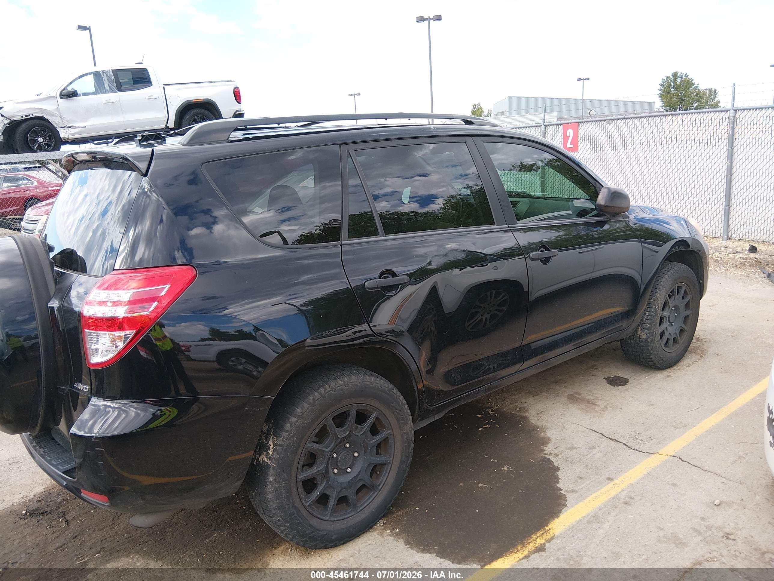 2012 Toyota Rav4   Black vin: 2T3BF4DV4CW199686