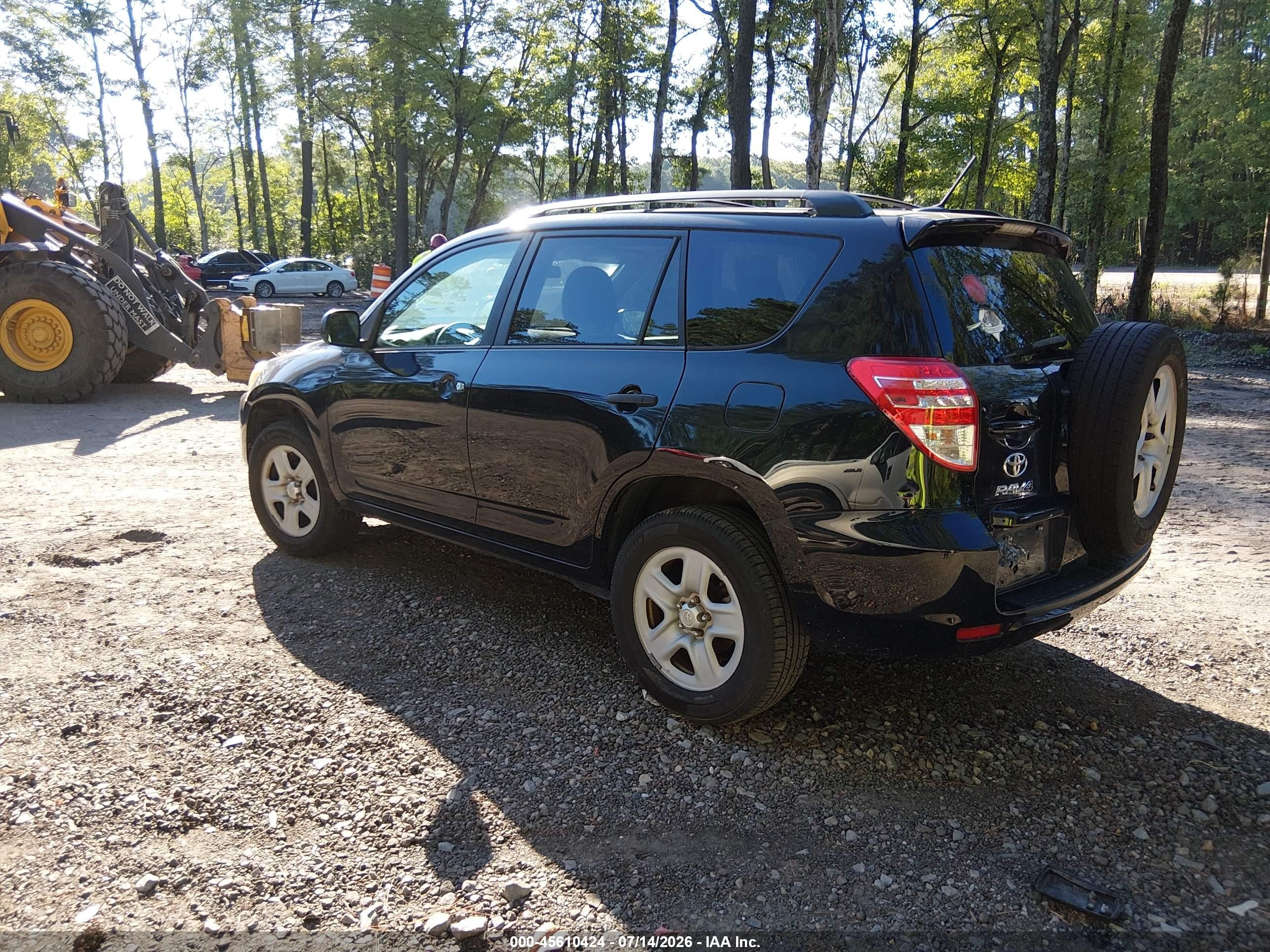 2012 Toyota Rav4   Black vin: 2T3BF4DV4CW203252