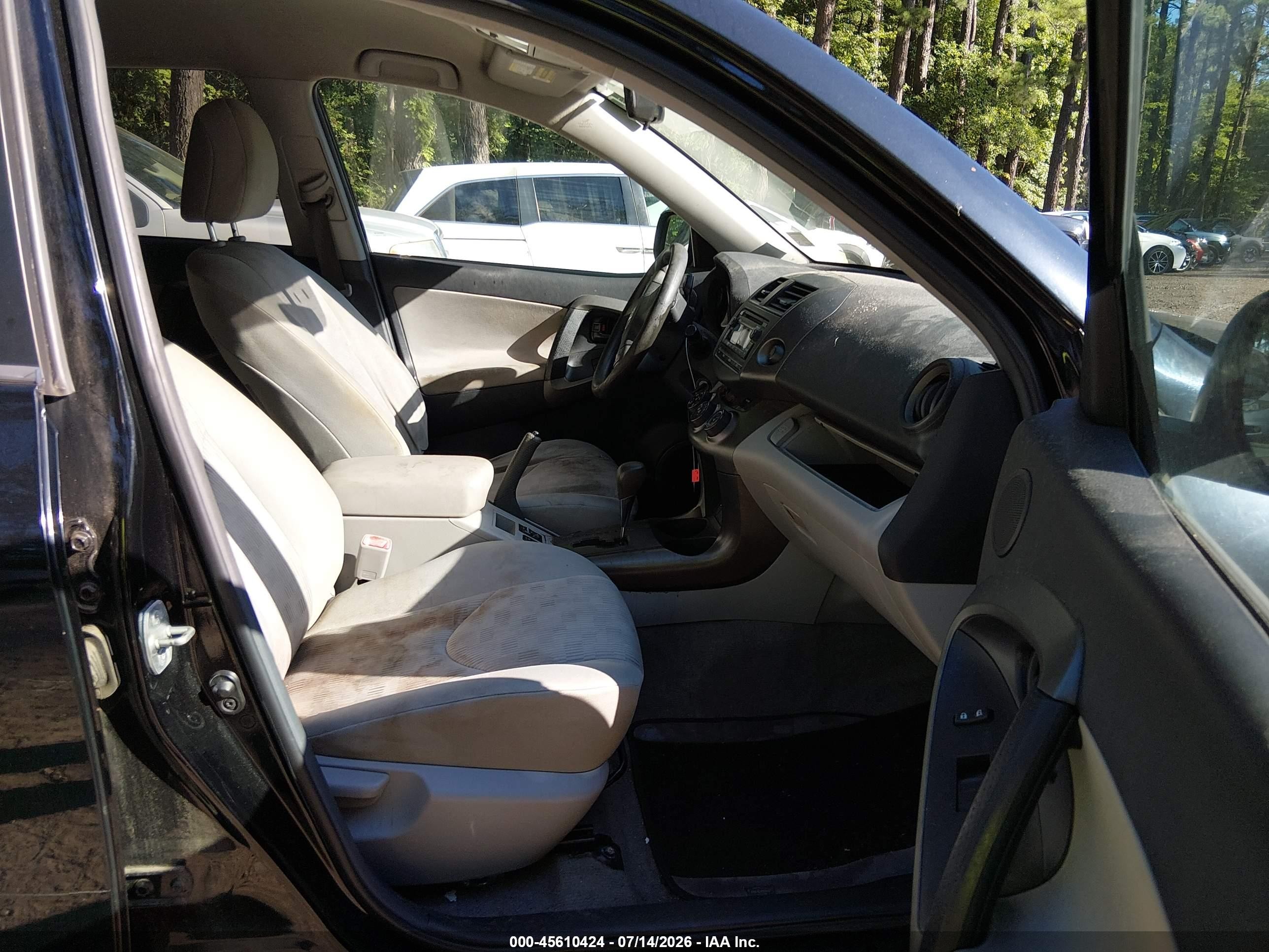 2012 Toyota Rav4   Black vin: 2T3BF4DV4CW203252