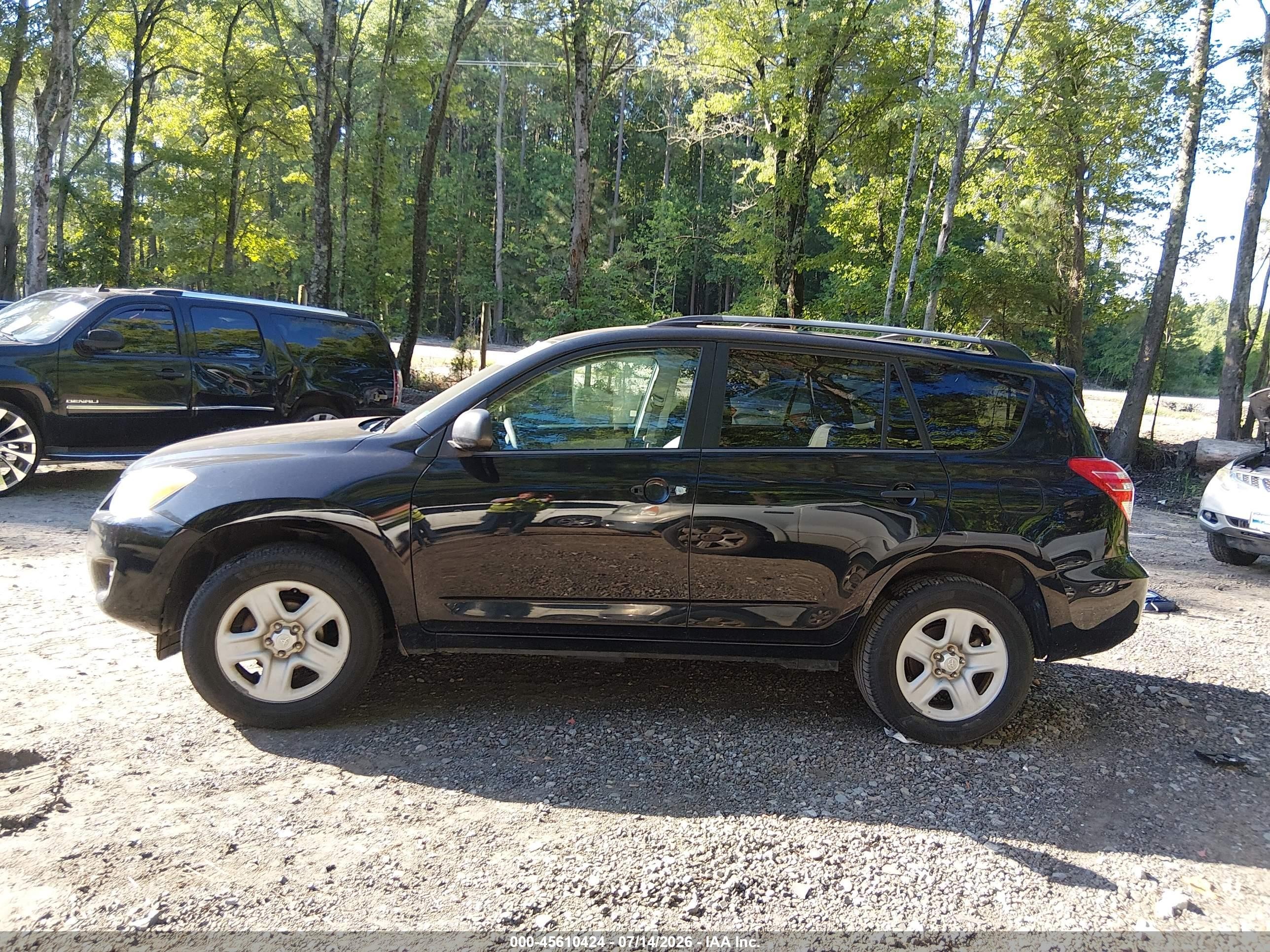 2012 Toyota Rav4   Black vin: 2T3BF4DV4CW203252