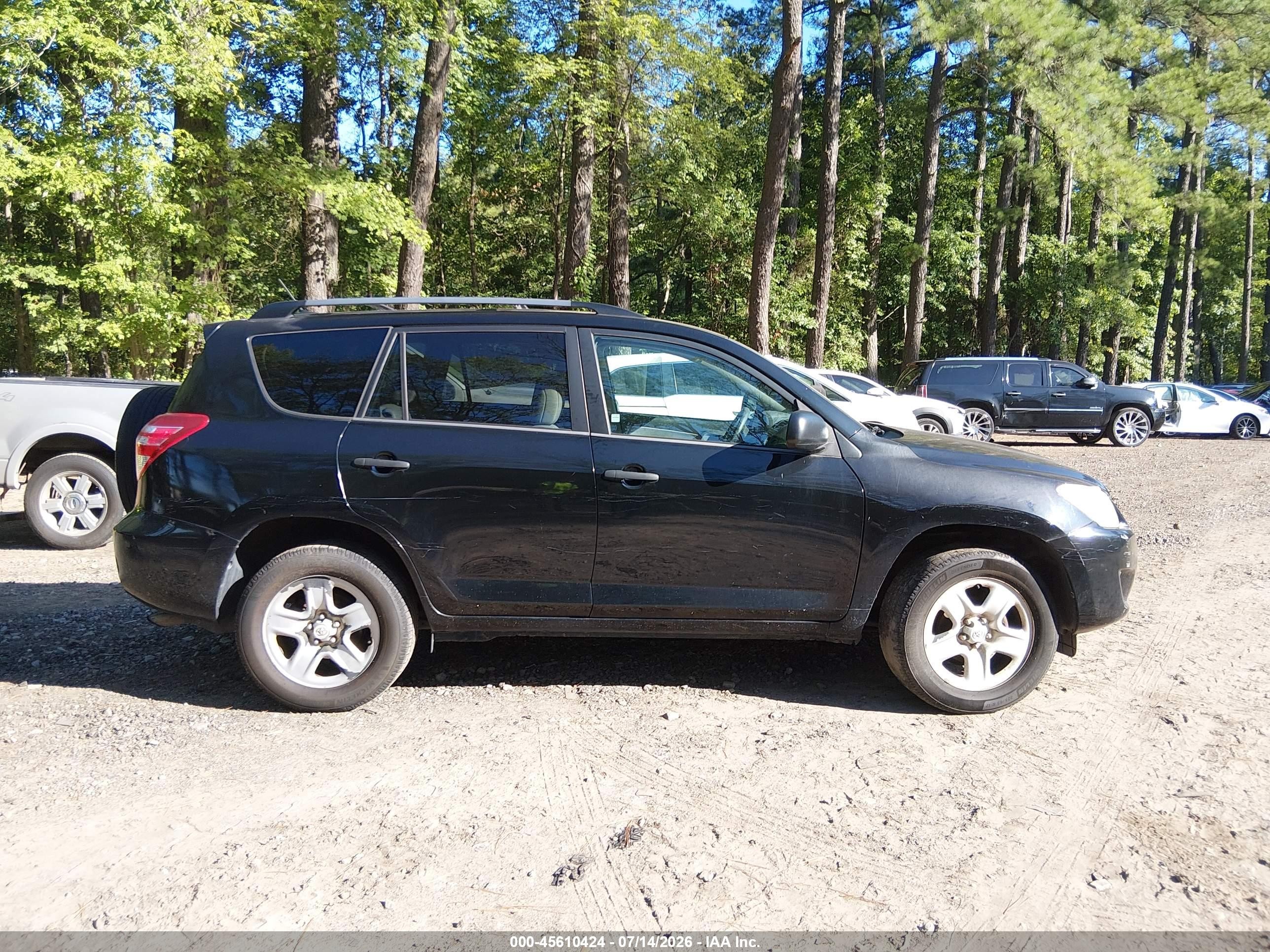 2012 Toyota Rav4   Black vin: 2T3BF4DV4CW203252