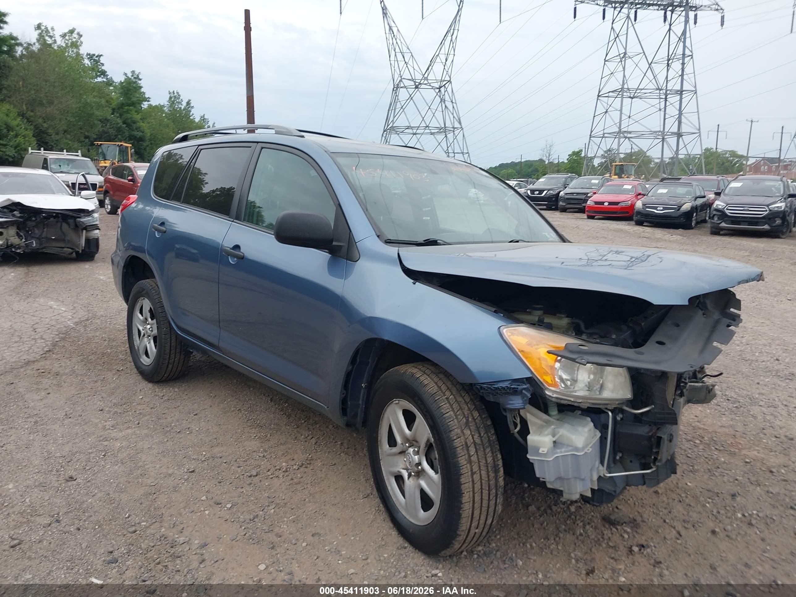 2012 Toyota Rav4   Blue vin: 2T3BF4DV4CW220911