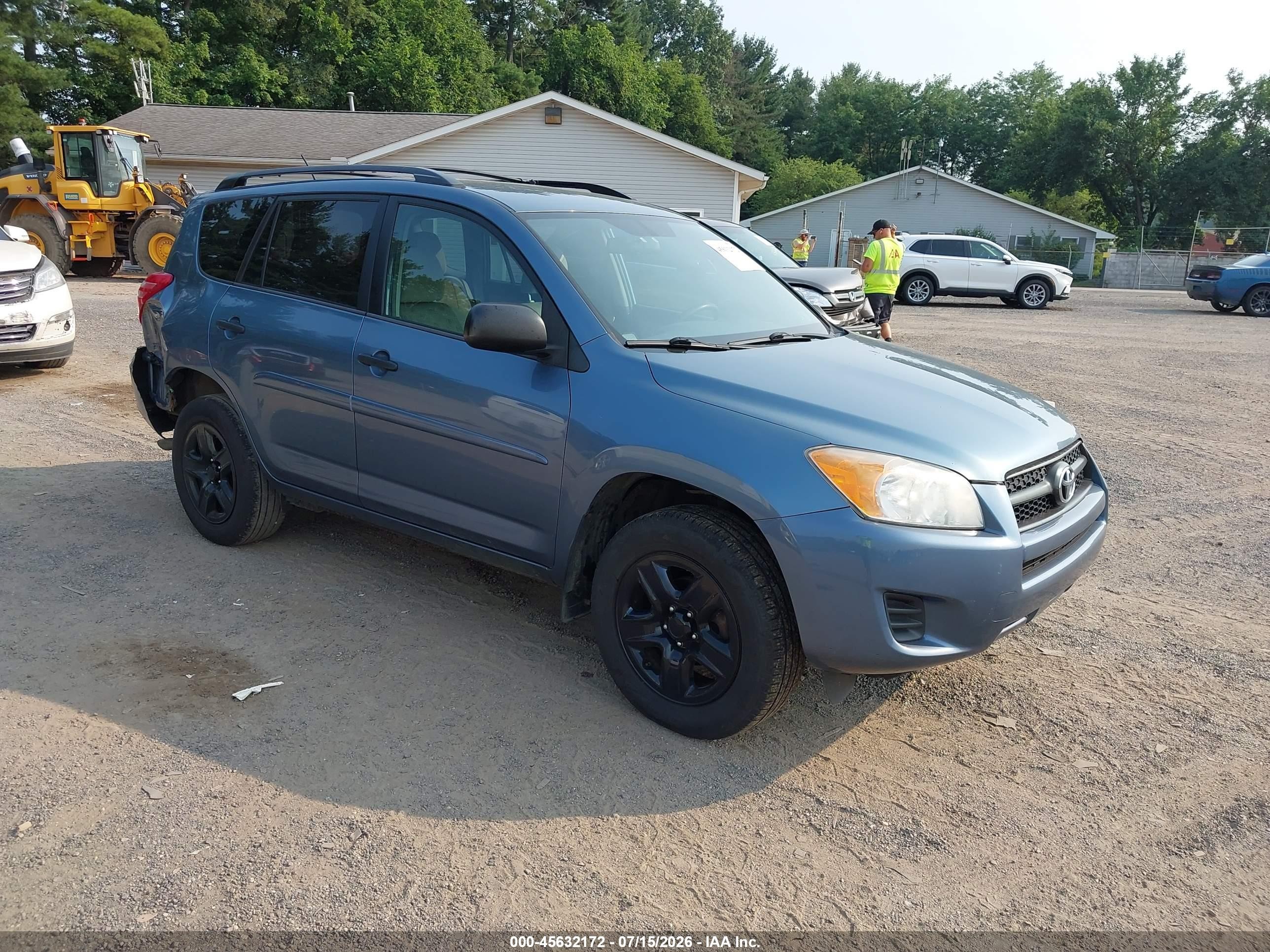 2012 Toyota Rav4   Blue vin: 2T3BF4DV4CW221914