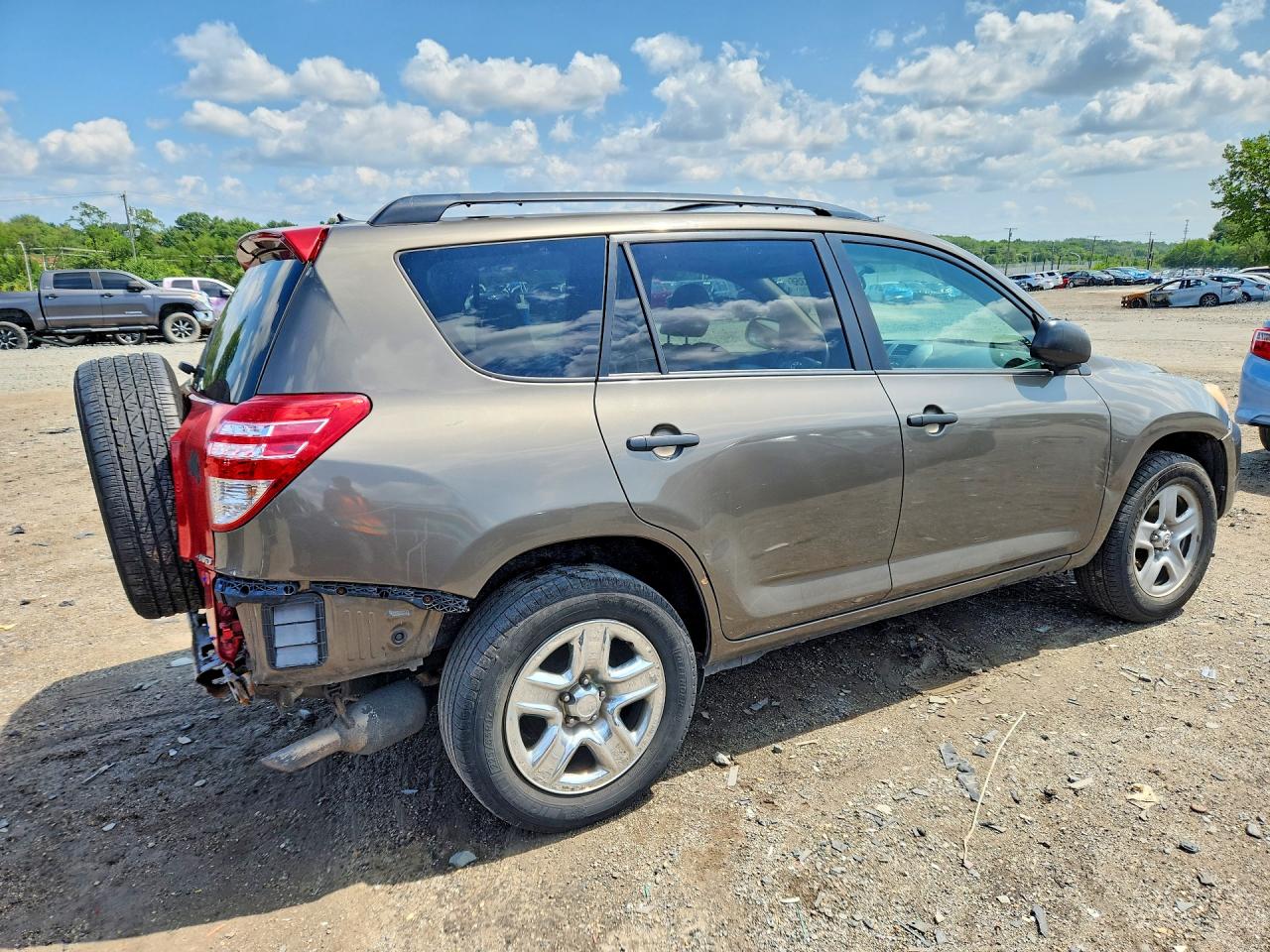 2012 Toyota Rav4 Base Желто-коричневый vin: 2T3BF4DV4CW230032