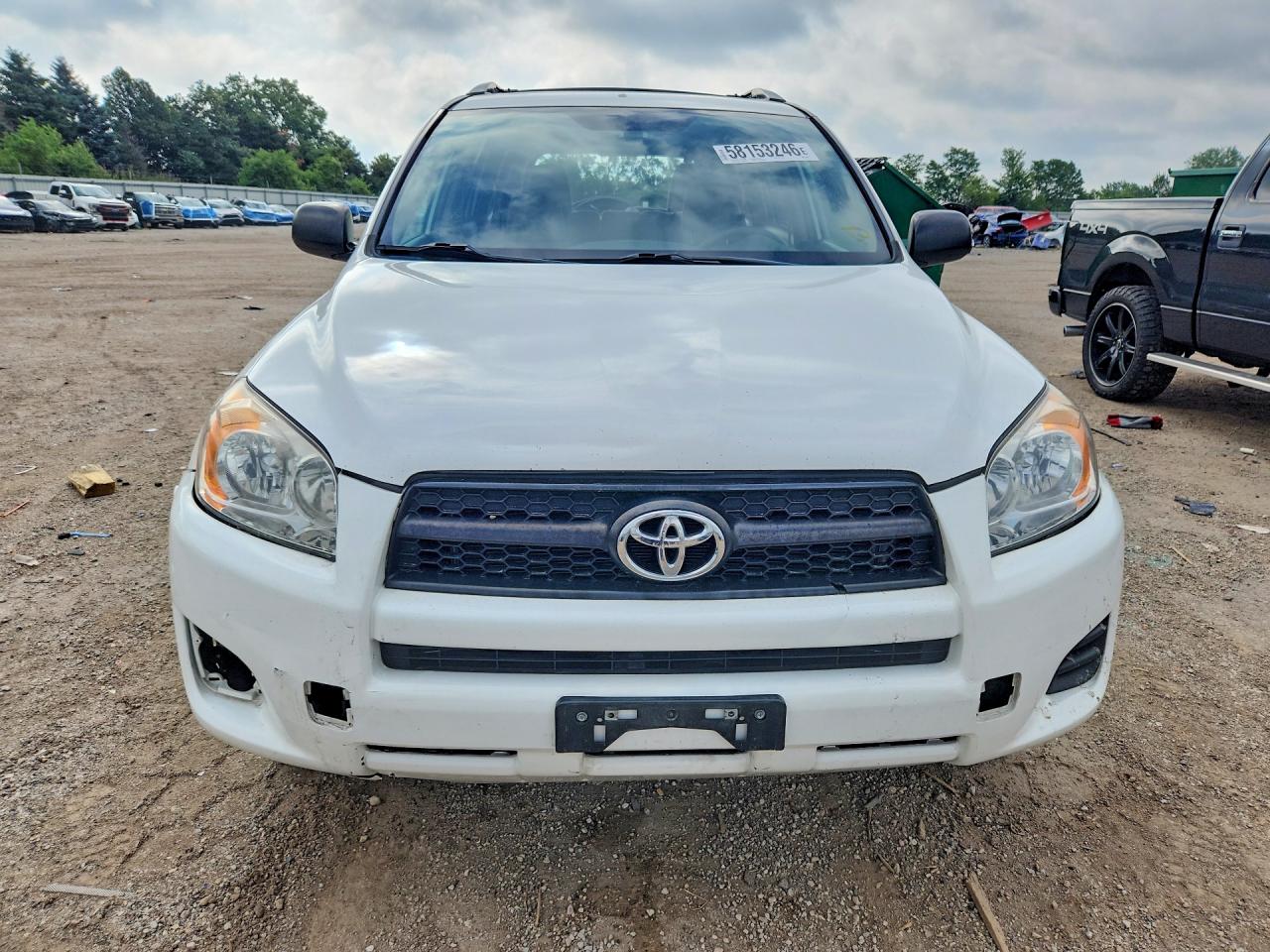 2012 Toyota Rav4 Base White vin: 2T3BF4DV4CW231861