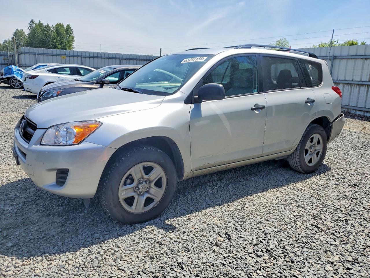 2012 Toyota Rav4 Base Silver vin: 2T3BF4DV4CW236543